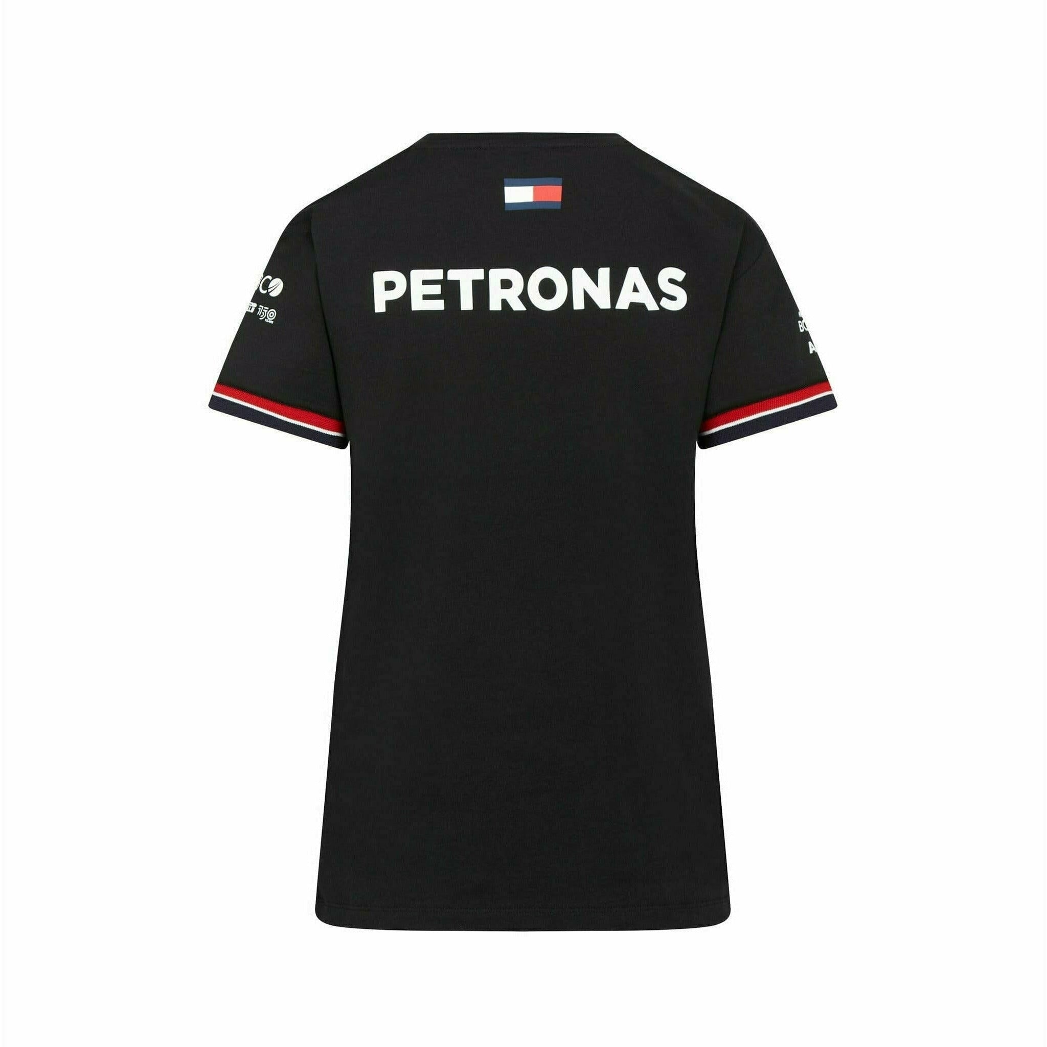 Mercedes Benz AMG Petronas F1 Women's Driver T-Shirt - Black/White – Image 3
