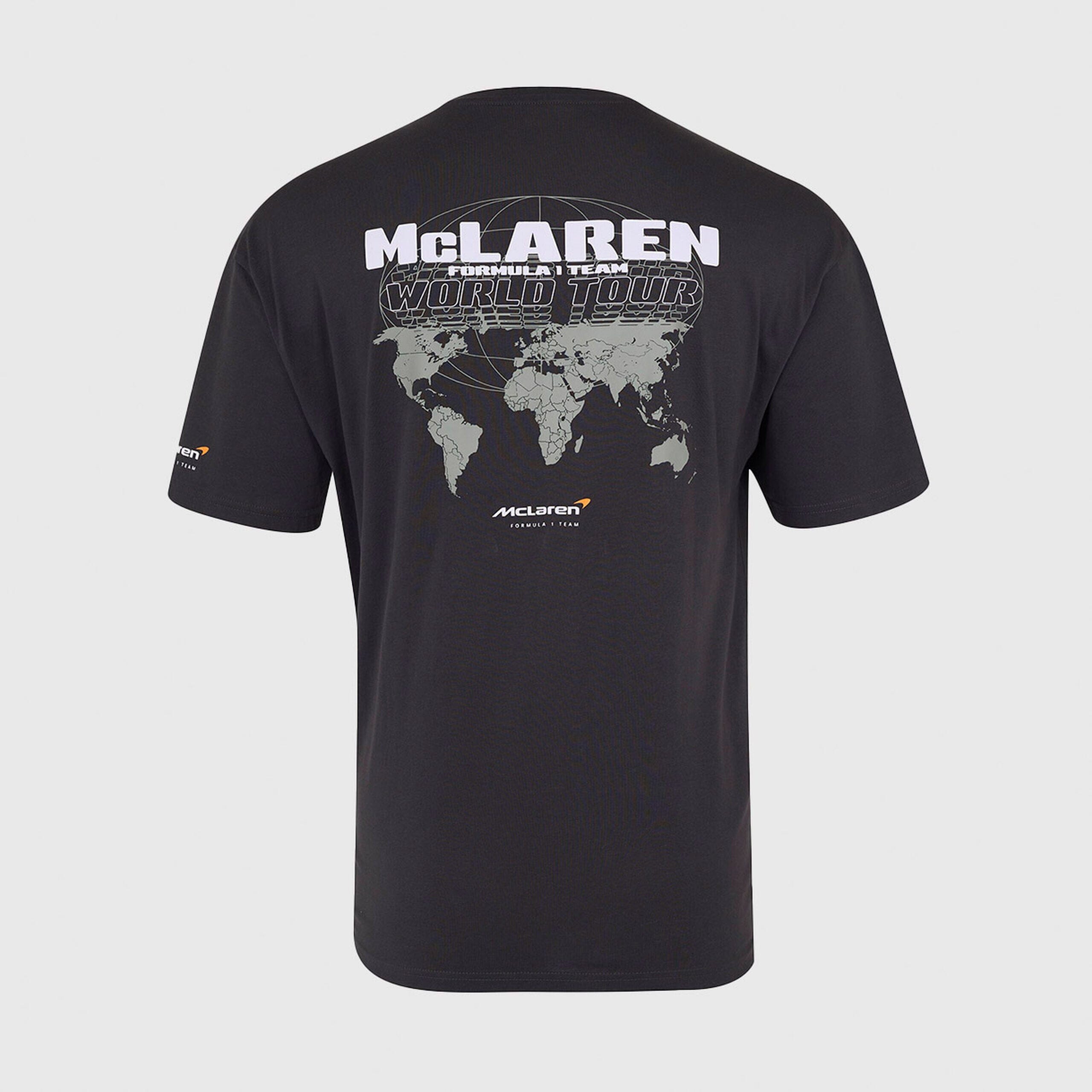 McLaren F1 Kids Core World Tour Graphic T-Shirt - Youth White/Phantom – Image 4
