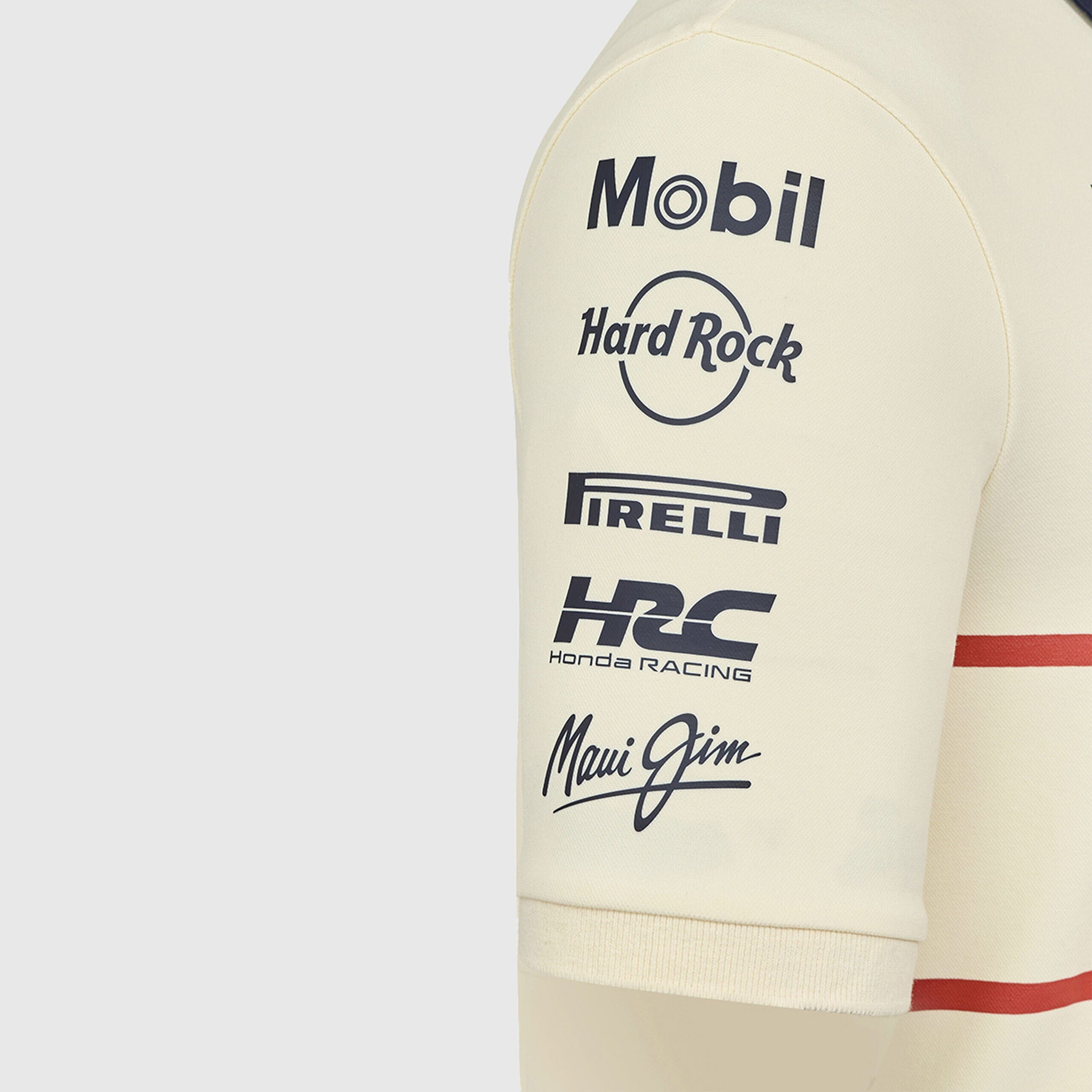 Red Bull Racing F1 Heritage Team Polo Shirt - Egret – Image 5