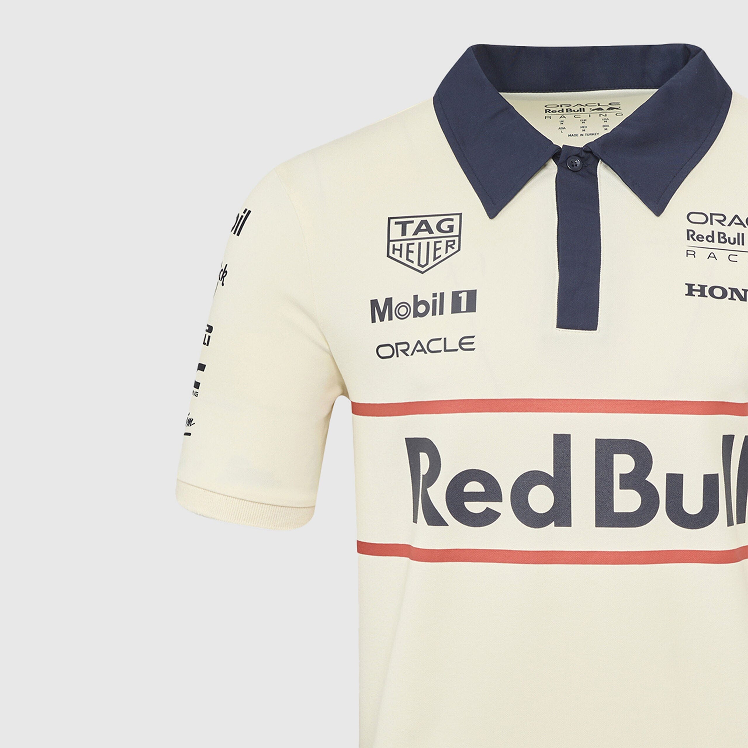 Red Bull Racing F1 Heritage Team Polo Shirt - Egret – Image 4
