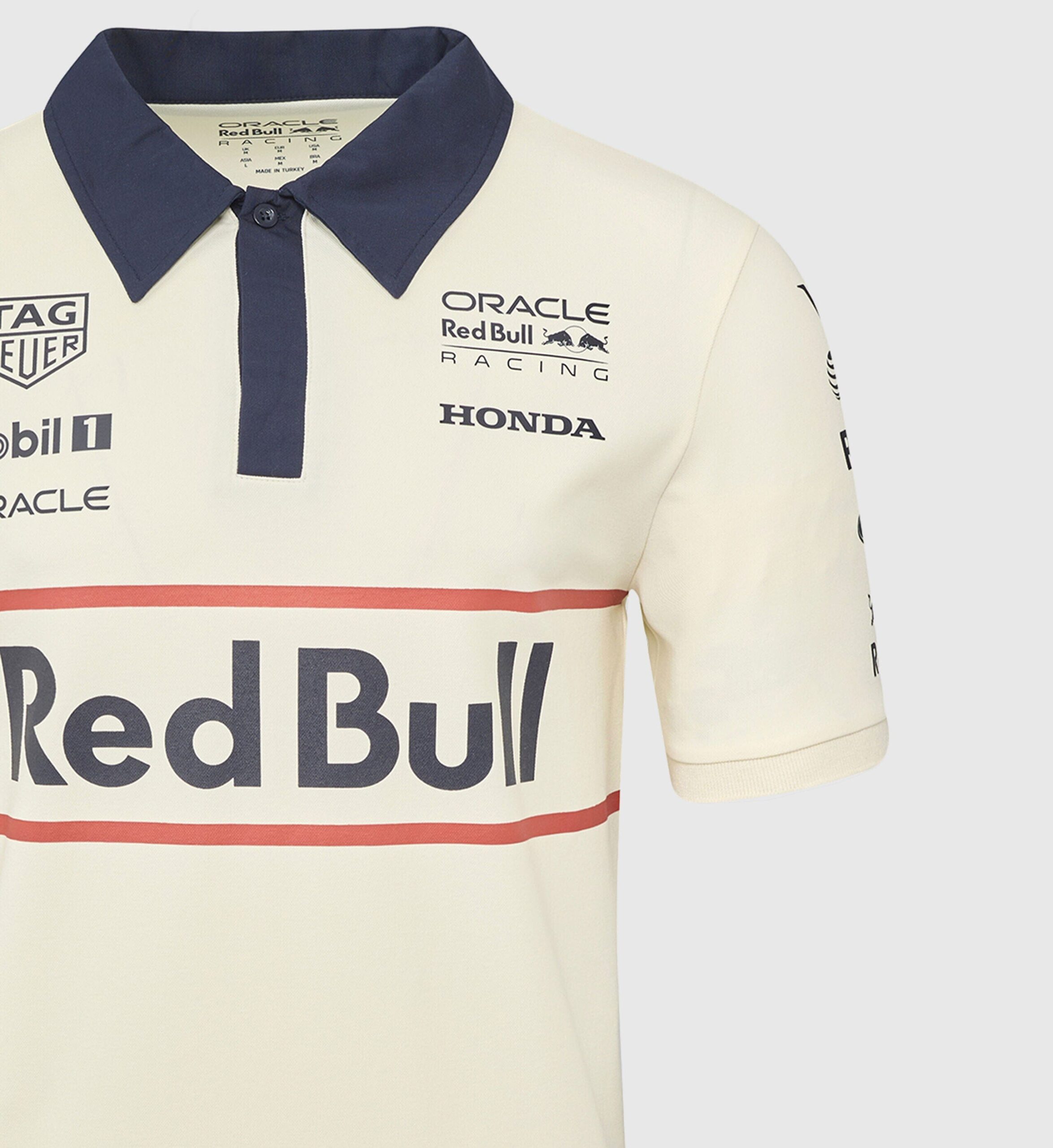 Red Bull Racing F1 Heritage Team Polo Shirt - Egret – Image 3