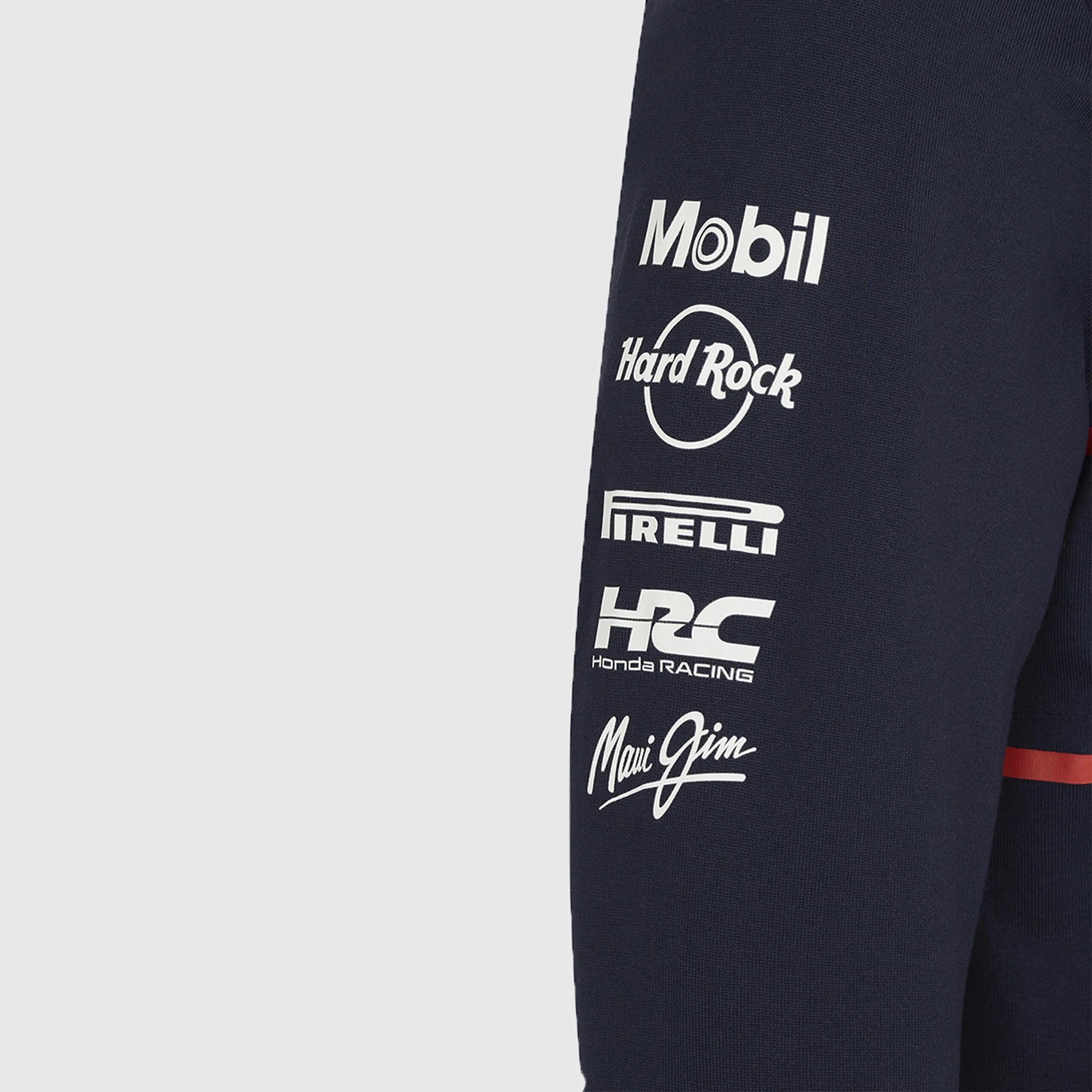 Red Bull Racing F1 Heritage Team Long Sleeve Polo Shirt - Navy – Image 3