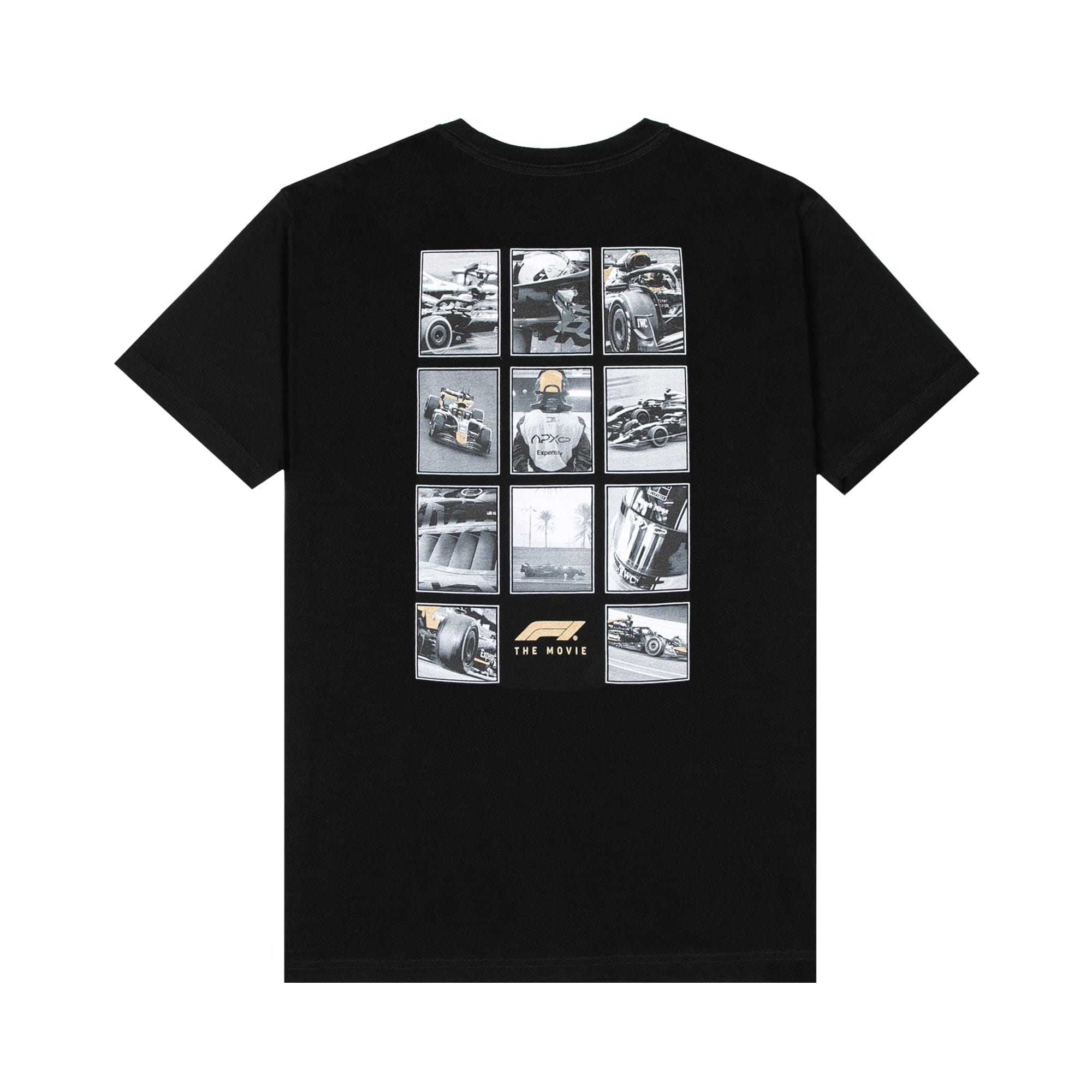 Formula 1 Movie APXGP Photo Collage T-Shirt - Black – Image 2