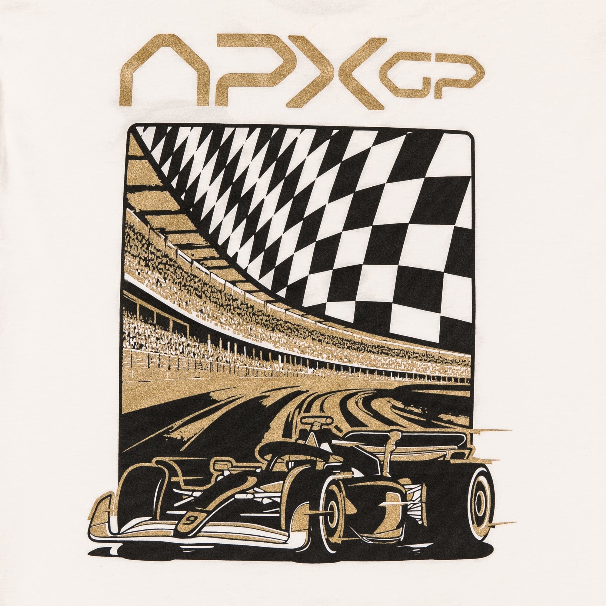 Formula 1 Movie APXGP Race Ready T-Shirt - Ivory White – Image 3