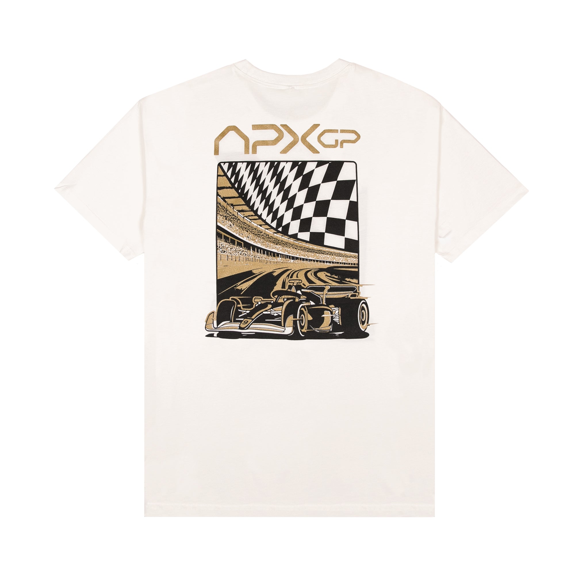 Formula 1 Movie APXGP Race Ready T-Shirt - Ivory White – Image 2