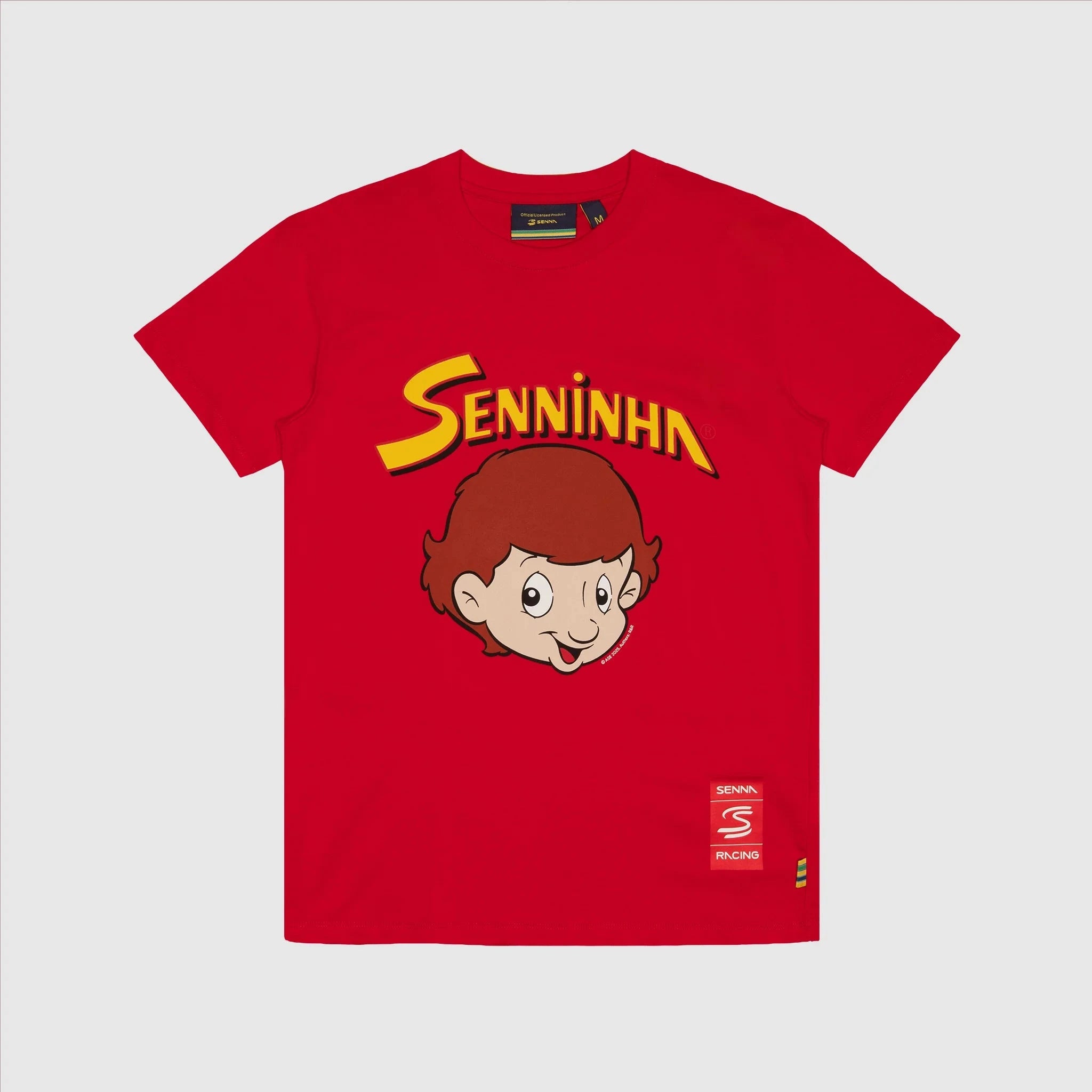 Ayrton Senna F1 Senninha T-Shirt - White/Red/Blue – Image 2