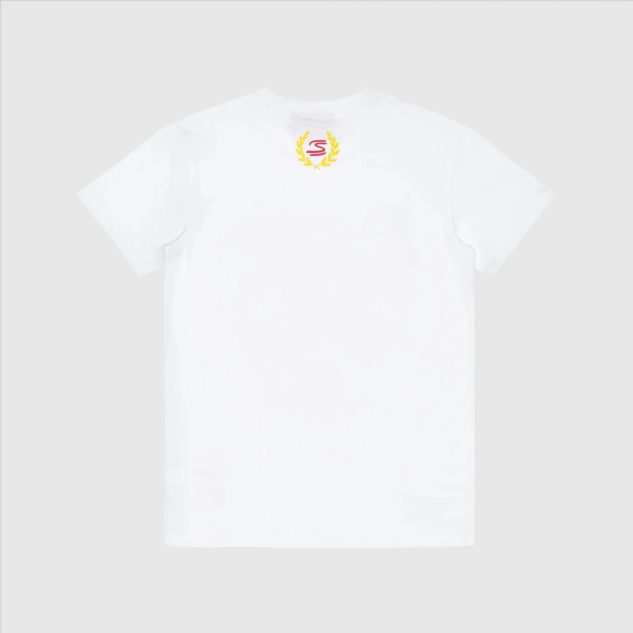 Ayrton Senna F1 Senninha T-Shirt - White/Red/Blue – Image 6