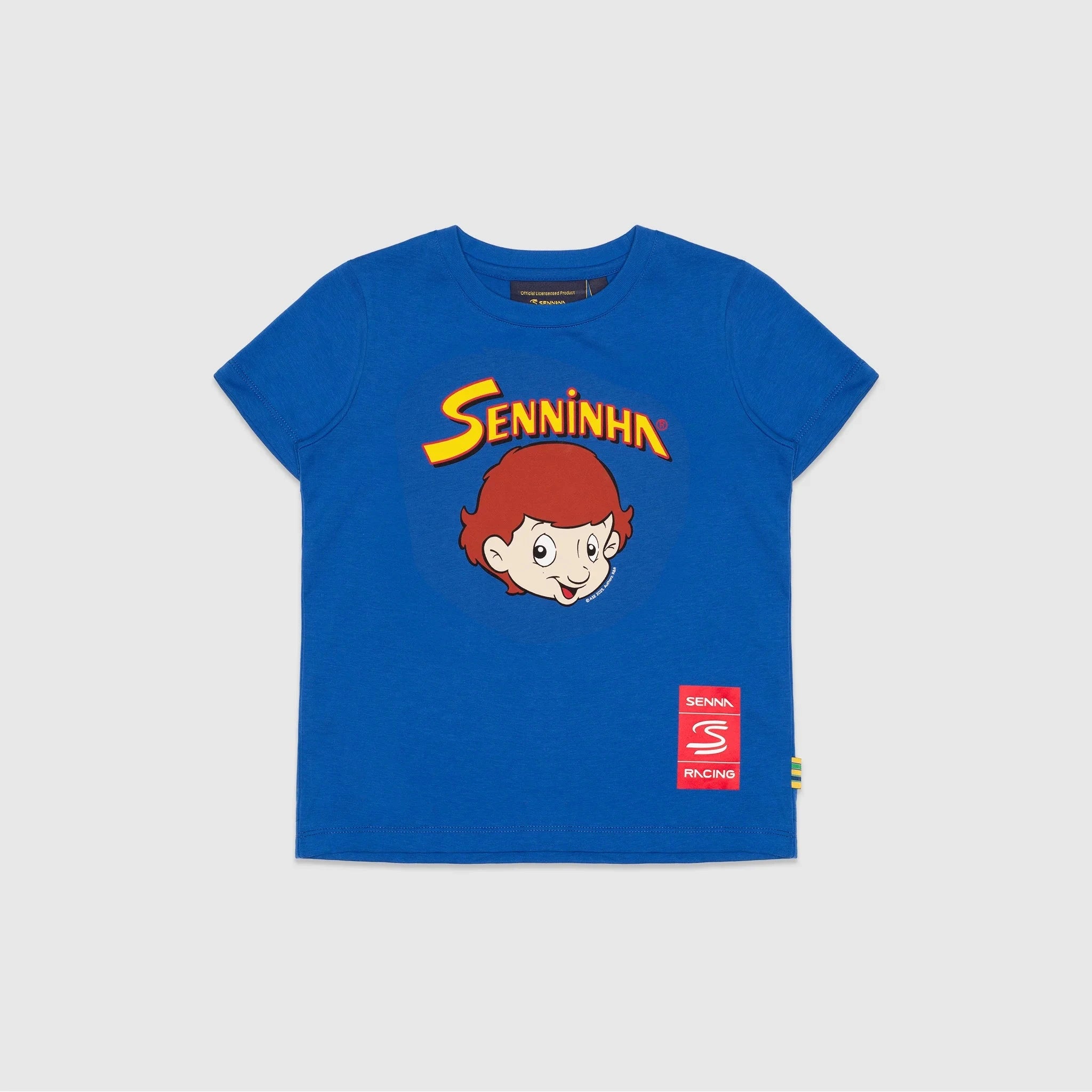 Ayrton Senna F1 Senninha T-Shirt - White/Red/Blue