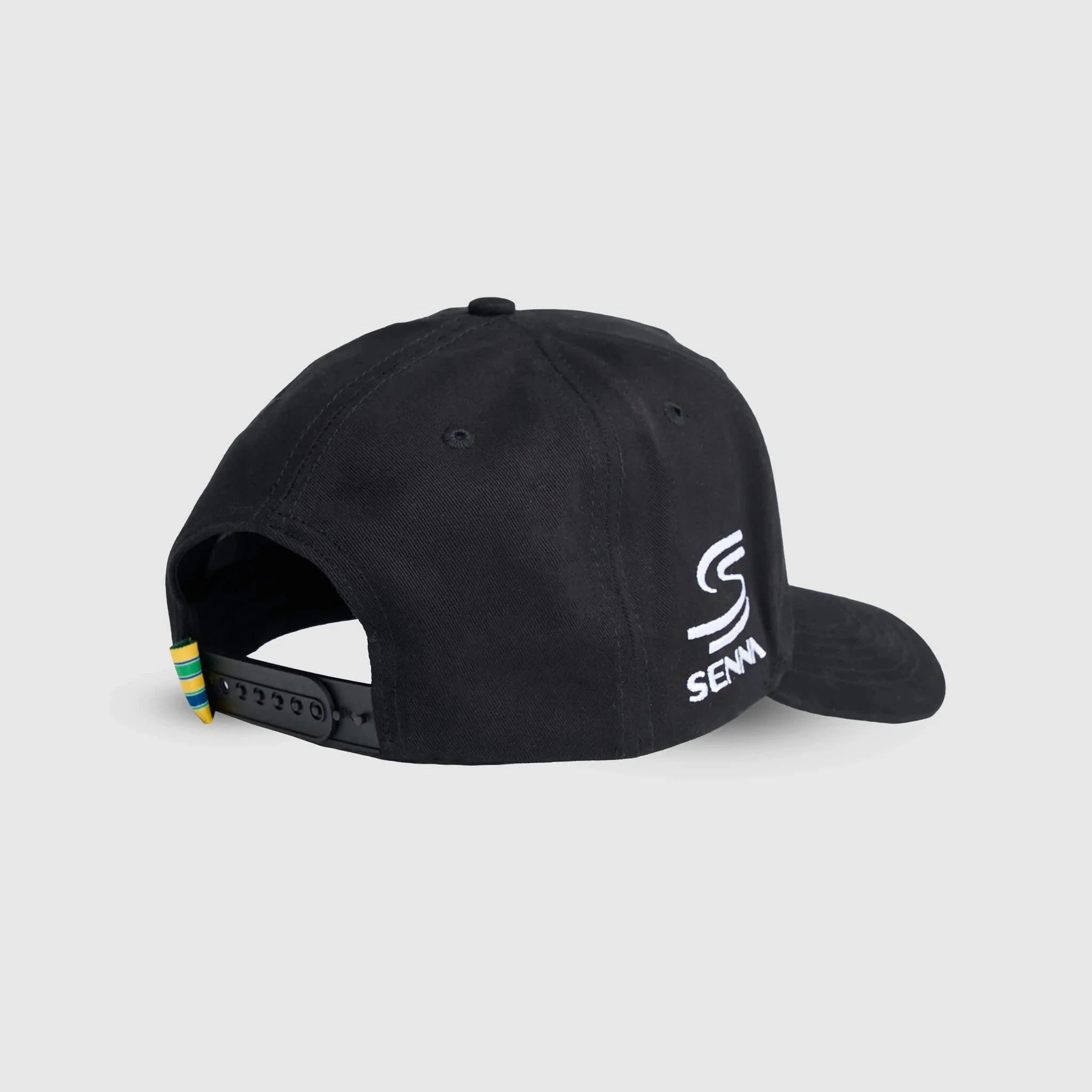 Ayrton Senna F1 x Tag Heuer 5 Panel Race Hat w/Hard Case - Black – Image 6