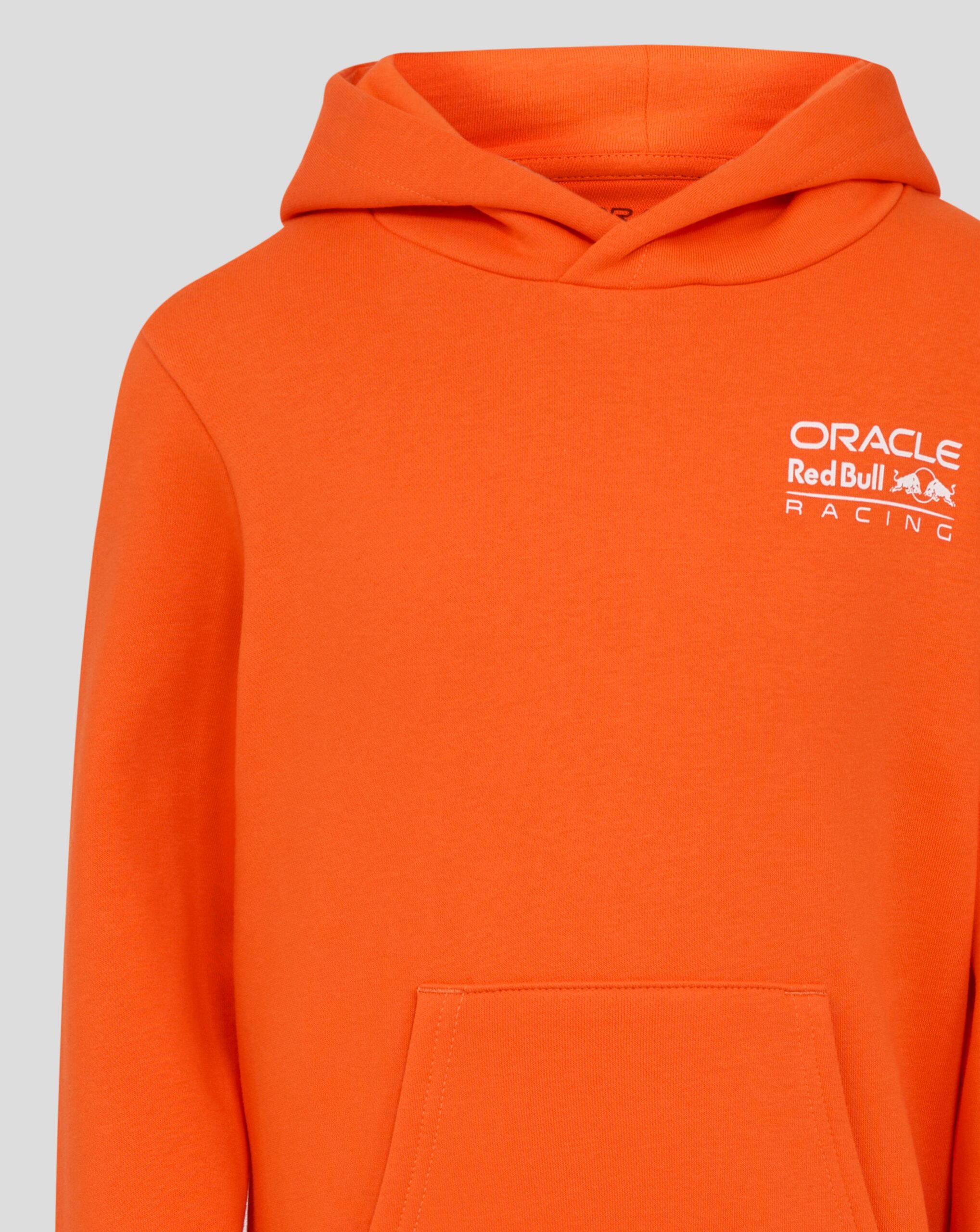 Red Bull Racing F1 Kids Max Verstappen Puzzle Pullover Hoodie - Youth Exotic Orange – Image 4