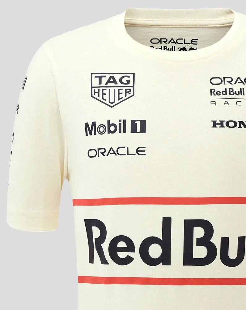 Red Bull Racing F1 Kids Heritage Team T-Shirt - Youth Egret – Image 6