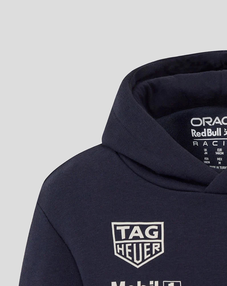 Red Bull Racing F1 Heritage Kids Team Hoodie - Youth Navy – Image 5