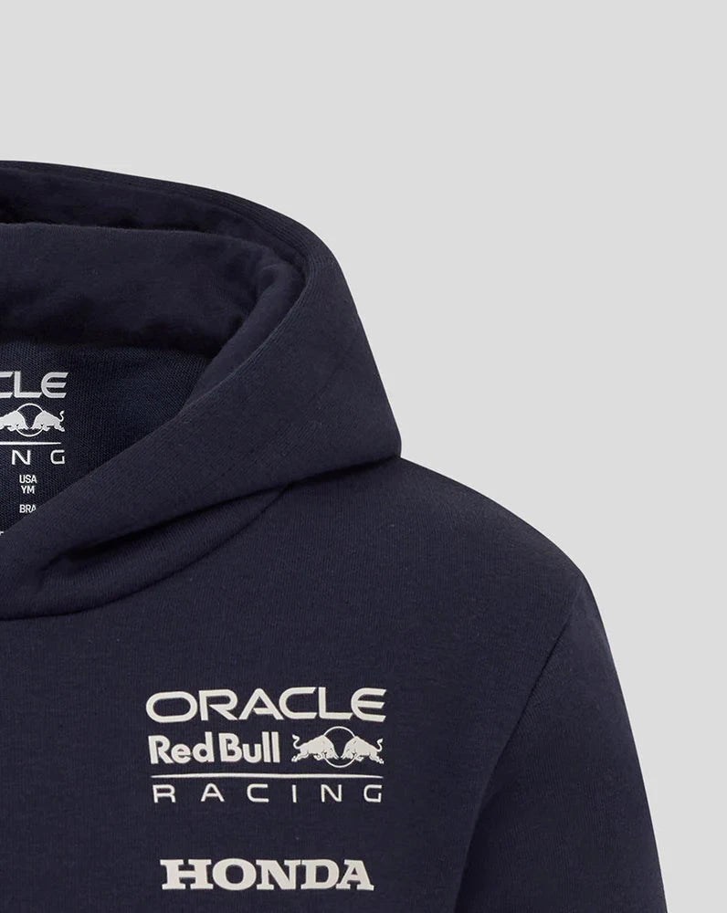 Red Bull Racing F1 Heritage Kids Team Hoodie - Youth Navy – Image 4
