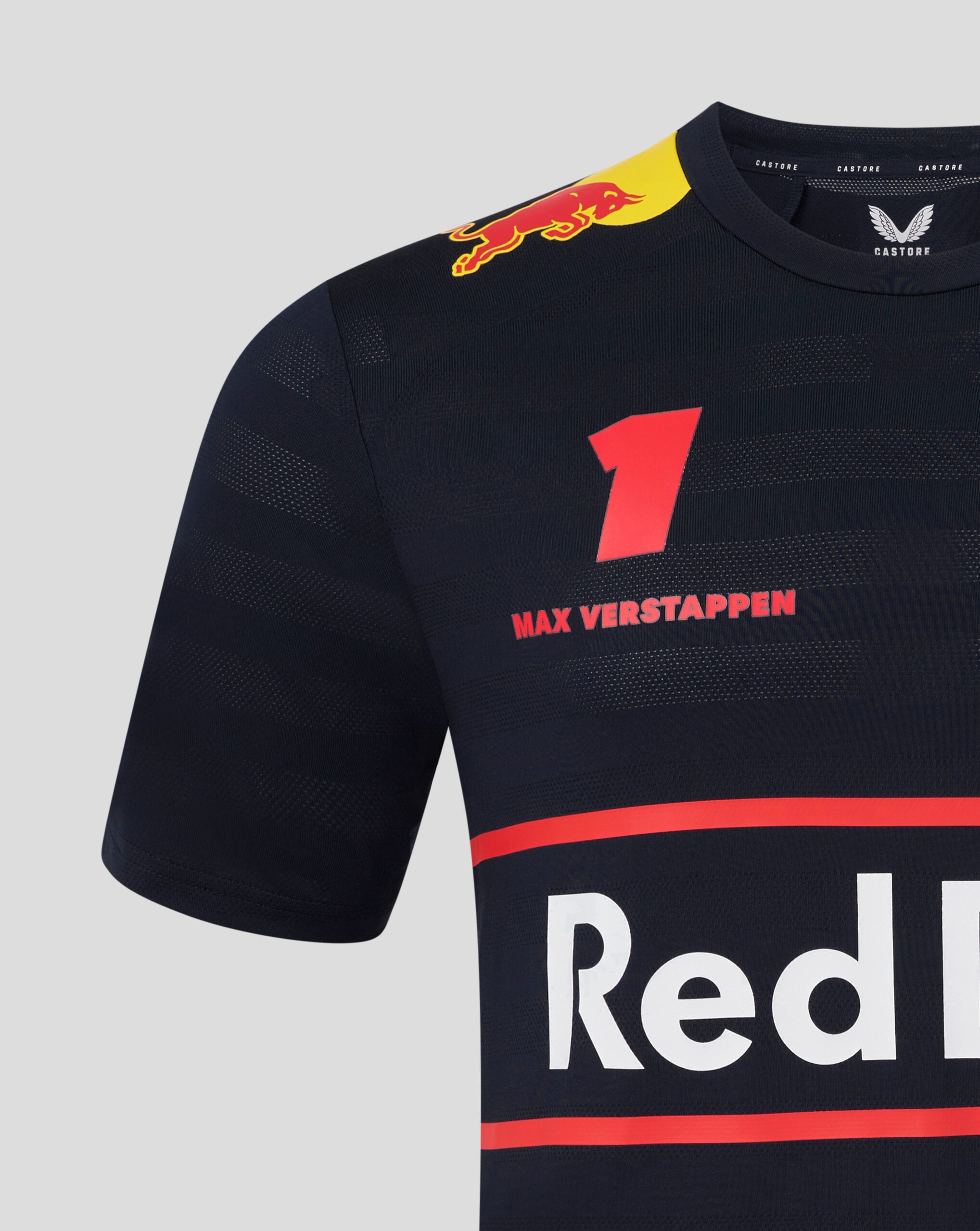 Red Bull Racing F1 Men's 2025 Max Verstappen Team T-Shirt- Navy – Image 3