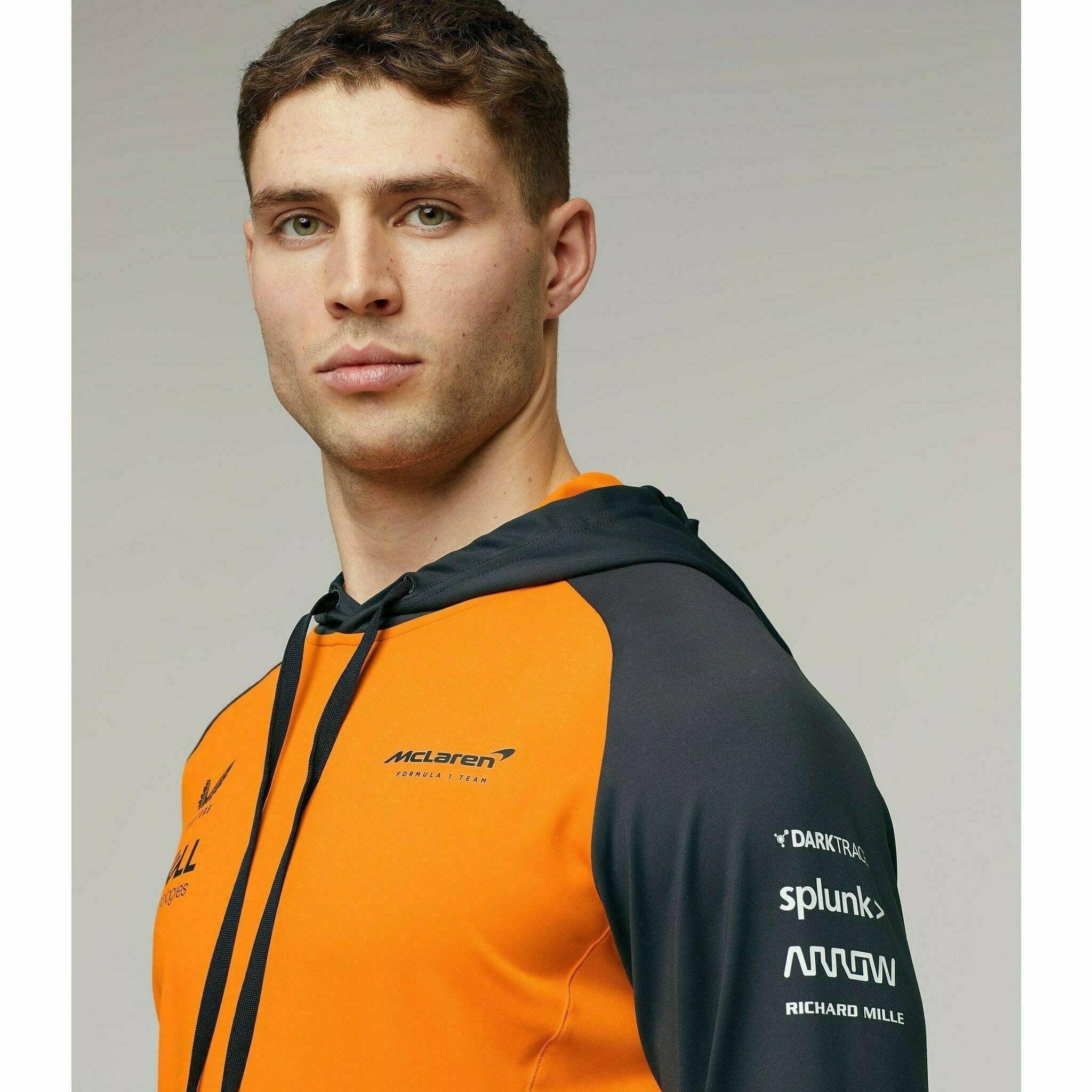 McLaren F1 Men's Team Hooded Sweatshirt - Papaya – Image 2