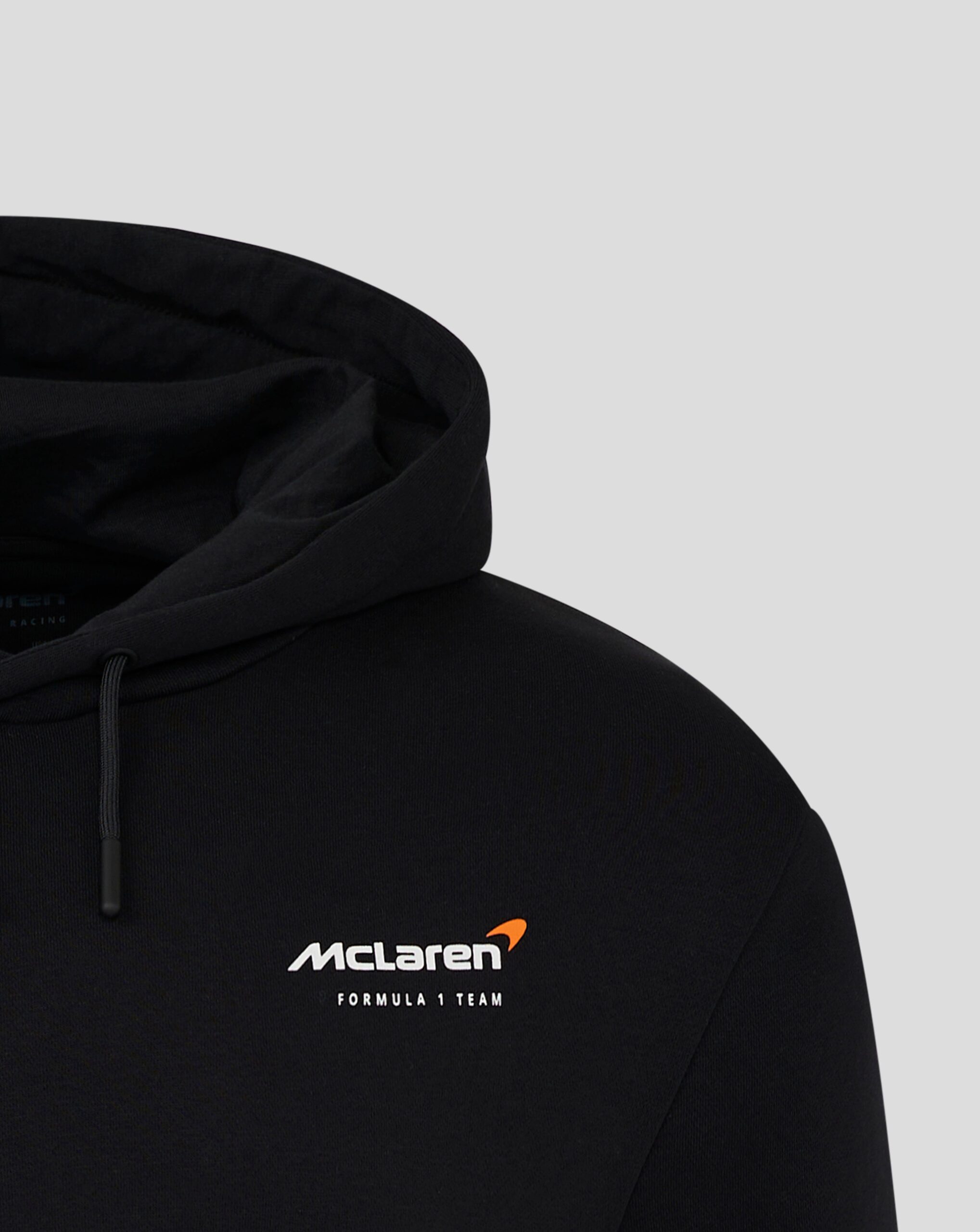 McLaren F1 Men's Oscar Piastri Driver Hoodie - Egret/Caviar Black – Image 6