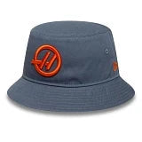 Haas Racing F1 New Era Seasonal Tapered Bucket Hat - Blue – Image 5