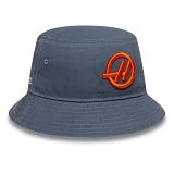 Haas Racing F1 New Era Seasonal Tapered Bucket Hat - Blue – Image 4