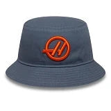 Haas Racing F1 New Era Seasonal Tapered Bucket Hat - Blue – Image 3