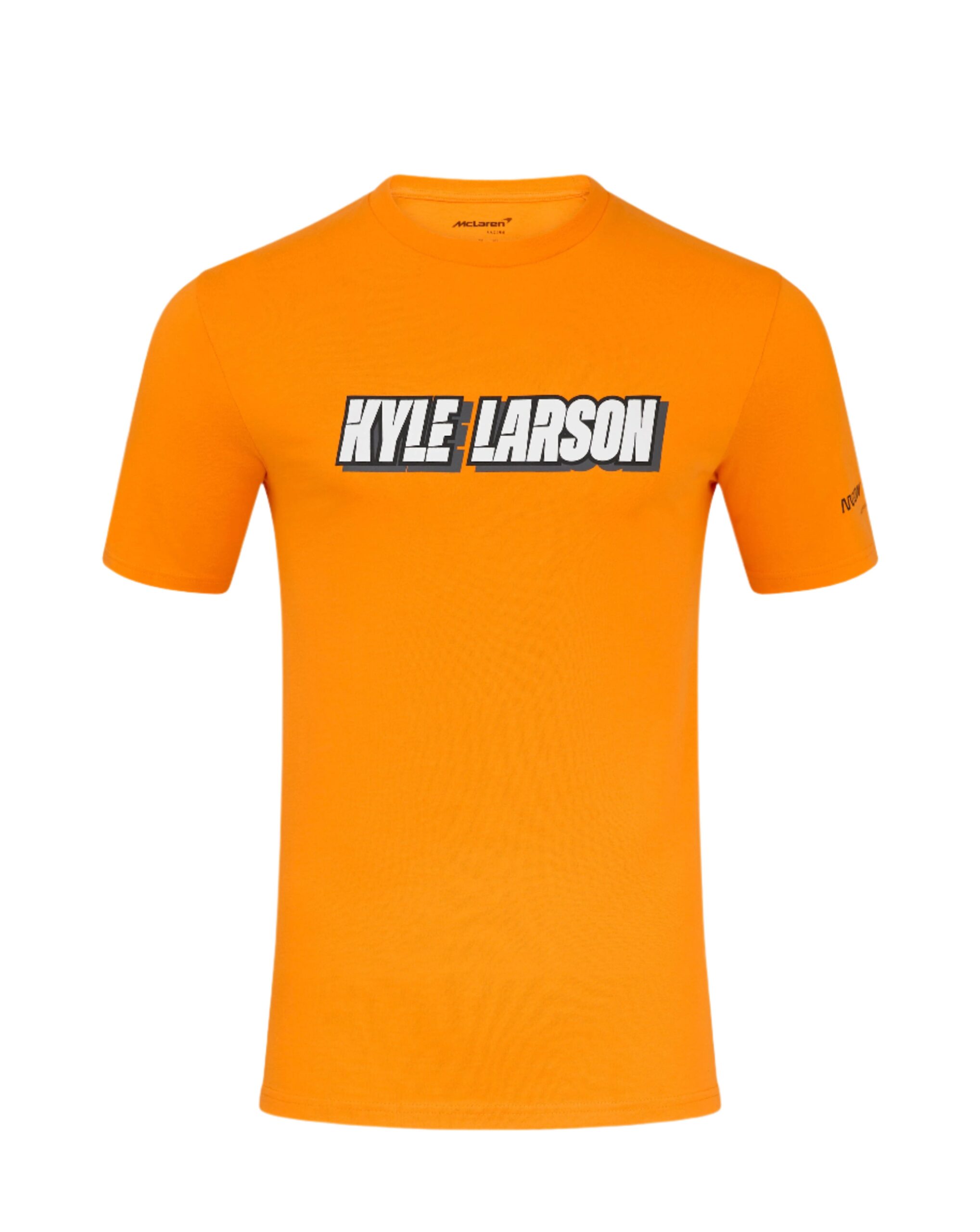 McLaren Indy Car Kyle Larson T-Shirt - Papaya
