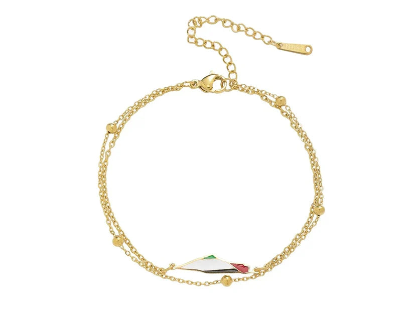 Bracelet Palestine Or Plaqué – Image 5
