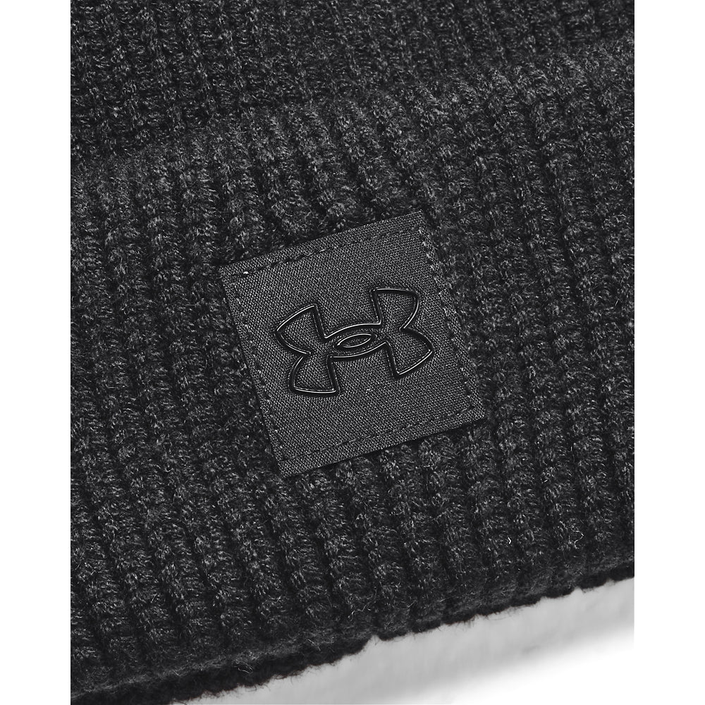 Under Armour Ladies ColdGear Halftime Ribbed Pom Beanie 1373098 – Image 2