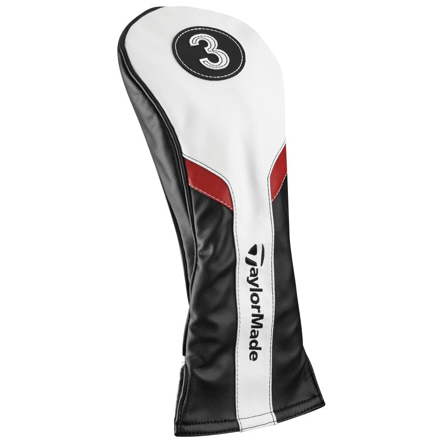 TaylorMade Golf Headcovers | White/Black/Red – Image 2