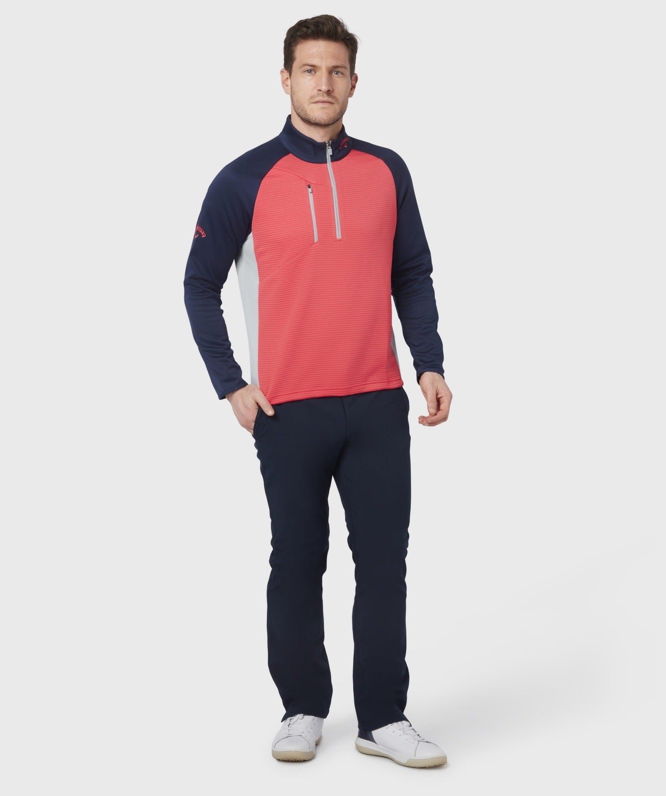Callaway Ottoman Fleece 1/4 Zip Golf Sweater CGKFB0S3 – Image 4