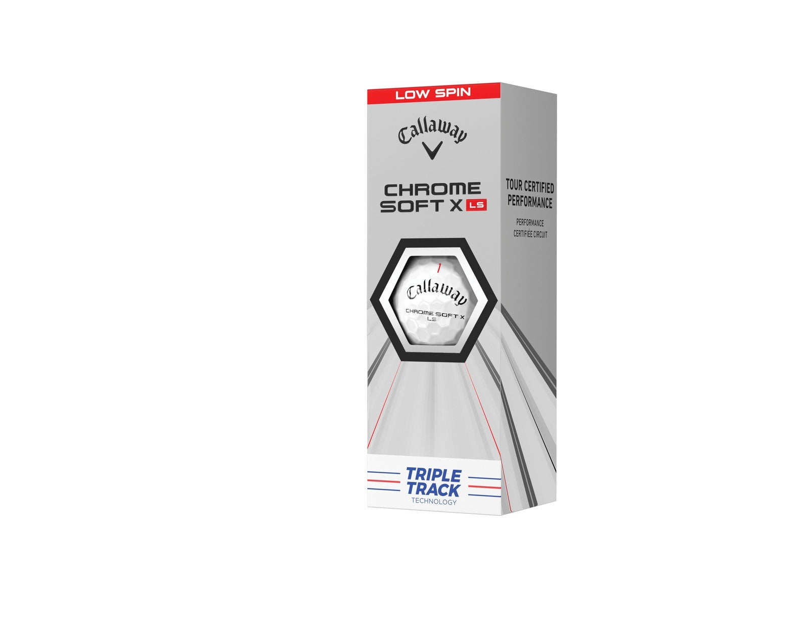 Callaway 2023 Chrome Soft X LS Triple Track Golf Balls | White – Image 2