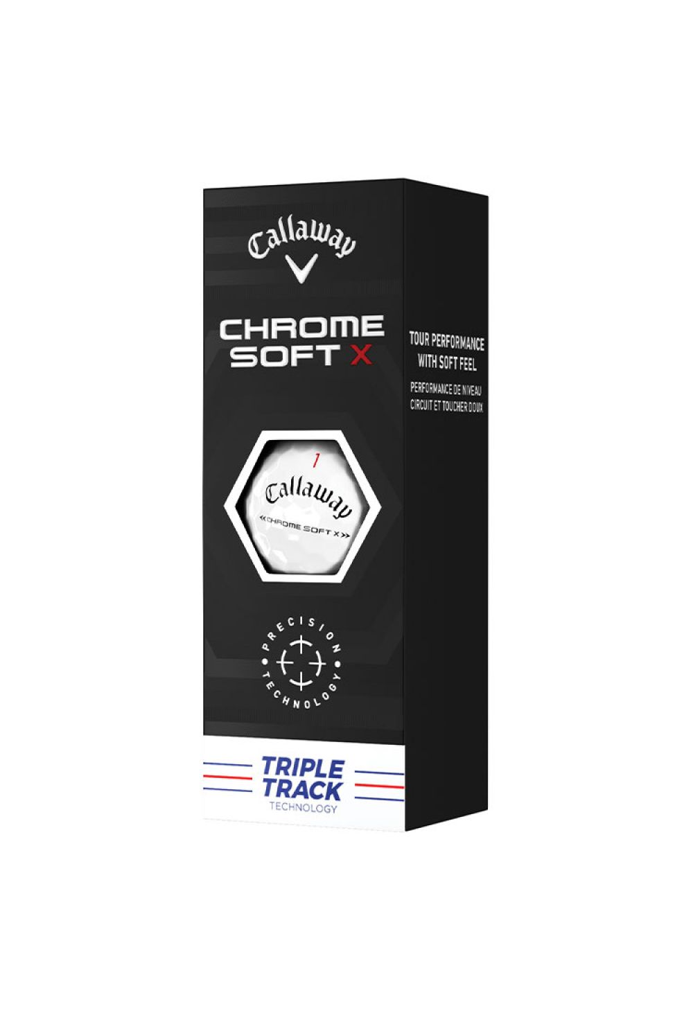 Callaway Chrome Soft X Triple Track Golf Balls | White – Image 2