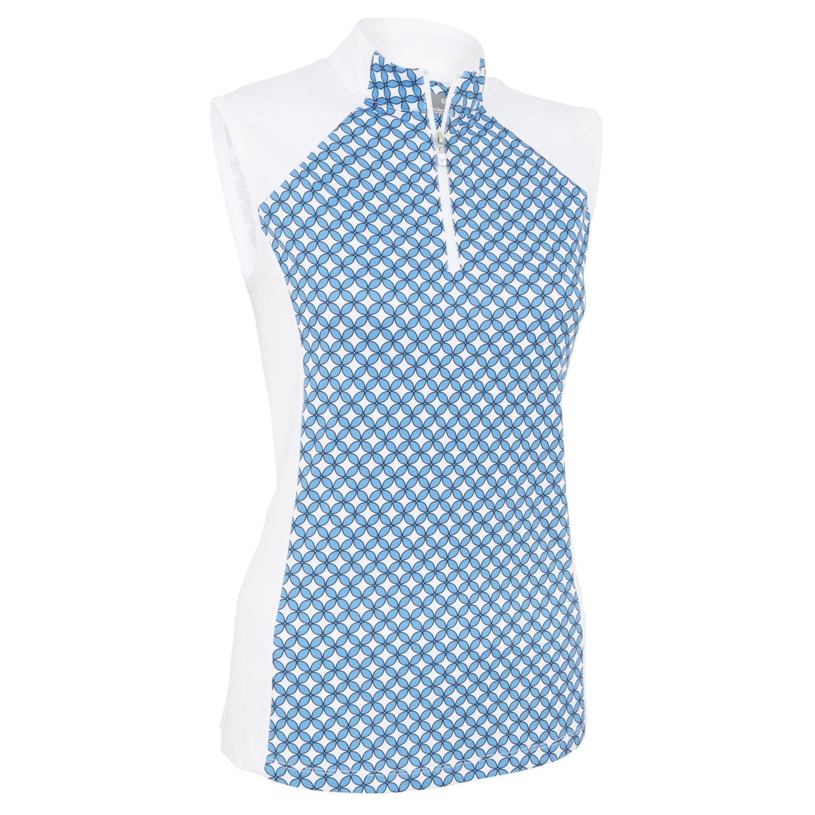 Callaway Ladies Printed Floral S/L Golf Polo Shirt CGKSC018