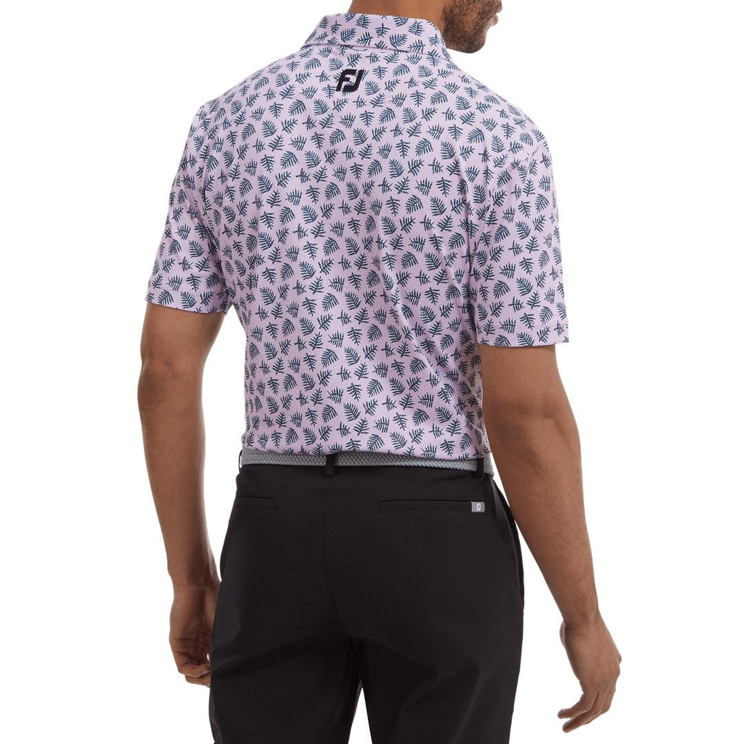 FootJoy Shadow Palm Print Pique Golf Shirt 88373 – Image 4