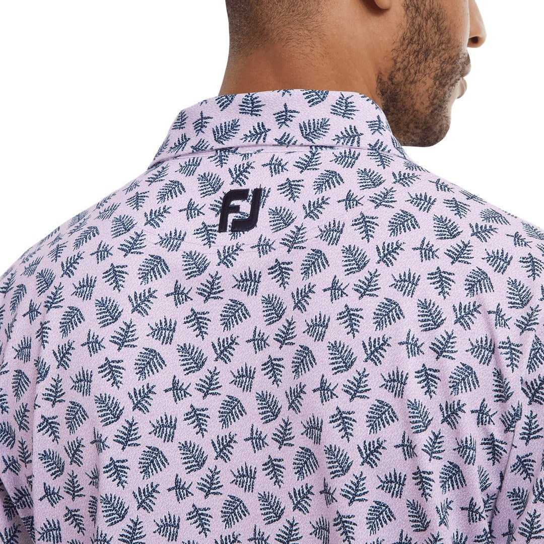 FootJoy Shadow Palm Print Pique Golf Shirt 88373 – Image 5