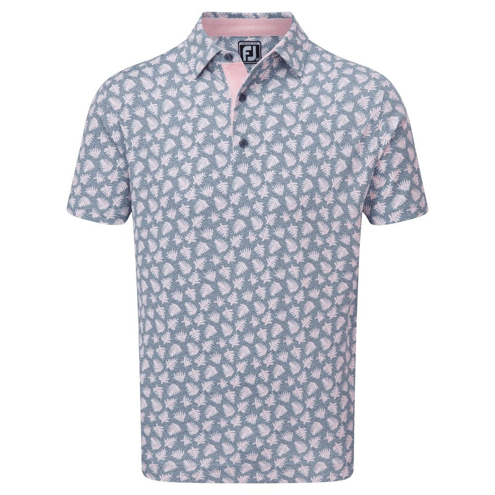 FootJoy Shadow Palm Print Pique Golf Shirt 88374
