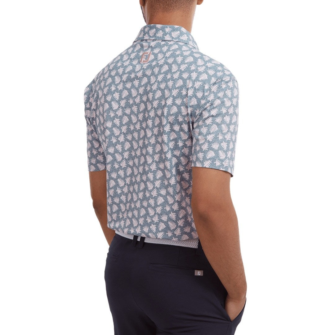 FootJoy Shadow Palm Print Pique Golf Shirt 88374 – Image 4