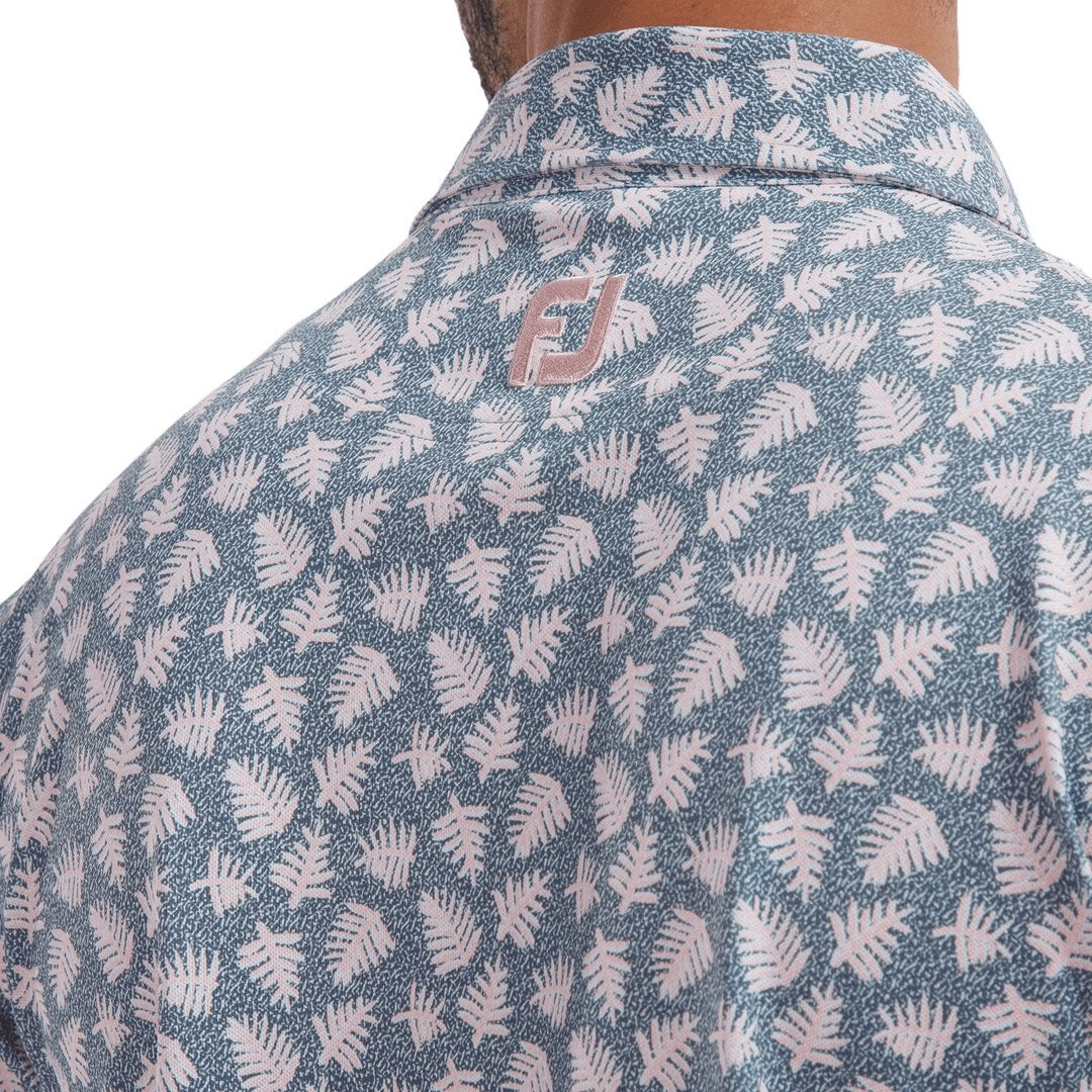 FootJoy Shadow Palm Print Pique Golf Shirt 88374 – Image 5