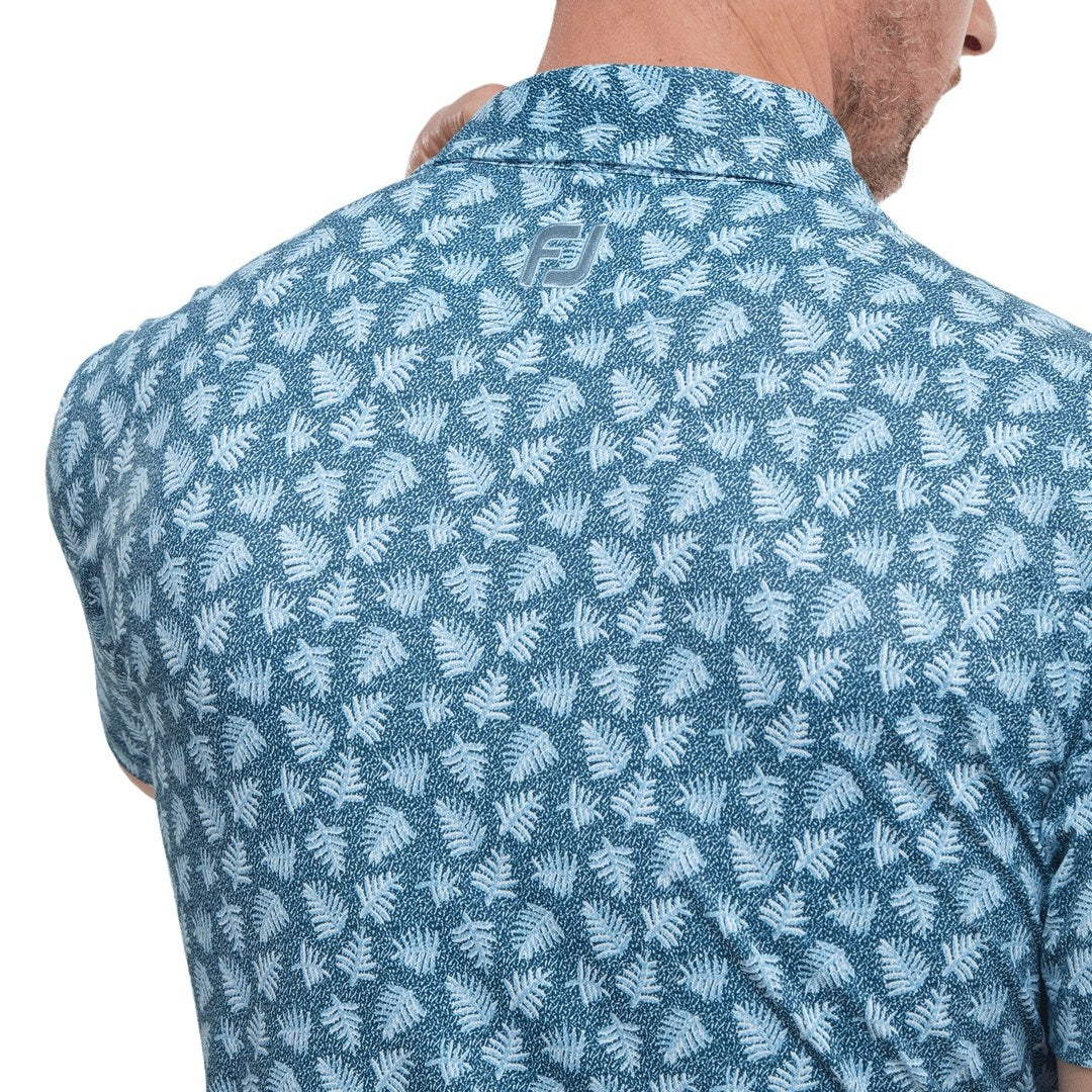 FootJoy Shadow Palm Print Pique Golf Shirt 88375 – Image 5