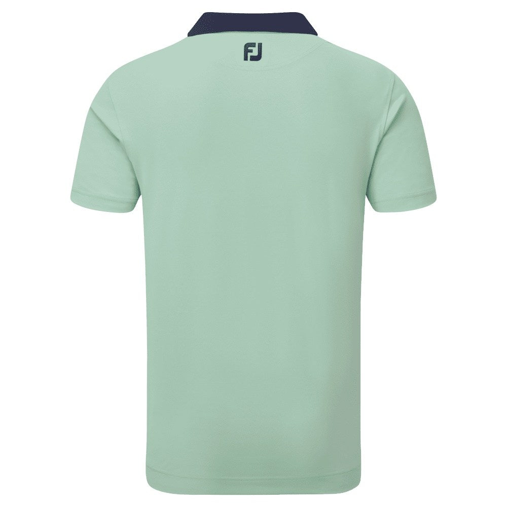 FootJoy Solid Stripe Placket Pique Golf Shirt 88380 – Image 2