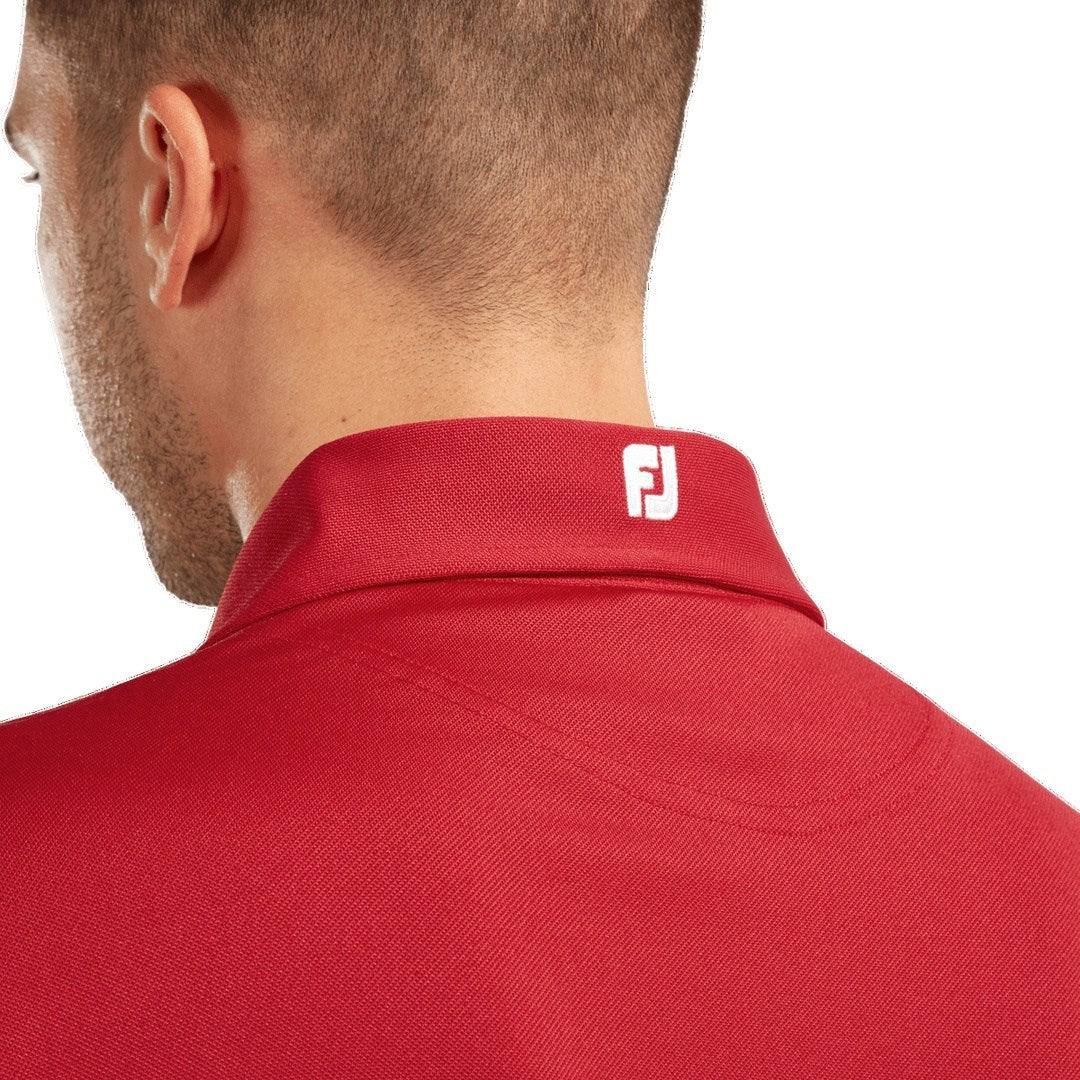 FootJoy Stretch Pique Solid Golf Polo Shirt 91825 – Image 3