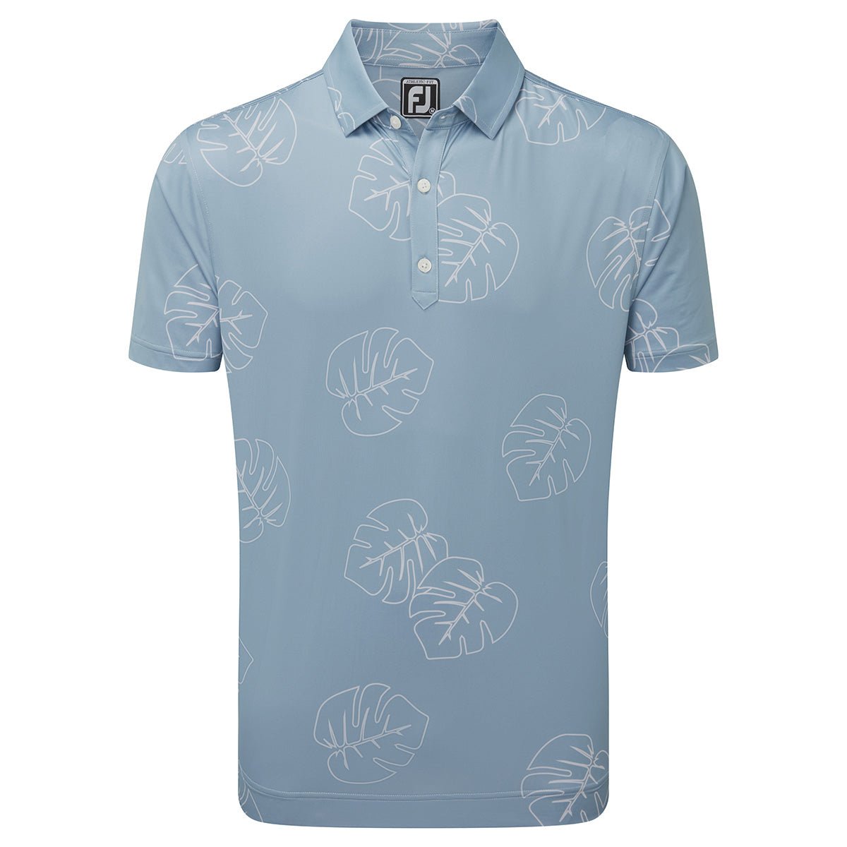 Footjoy Jungle Leaf Print Golf Polo Shirt 88785