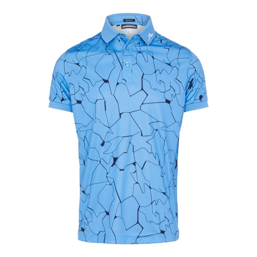 J. Lindeberg Tour Tech Print Golf Polo Shirt GMJT03921