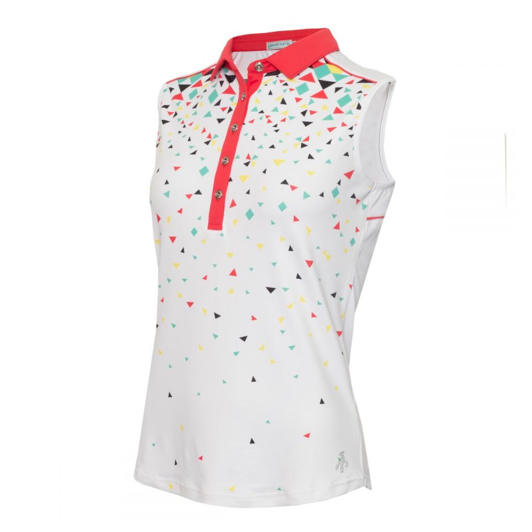 Green Lamb Ladies Enid Sleeveless Golf Polo Shirt SG21866