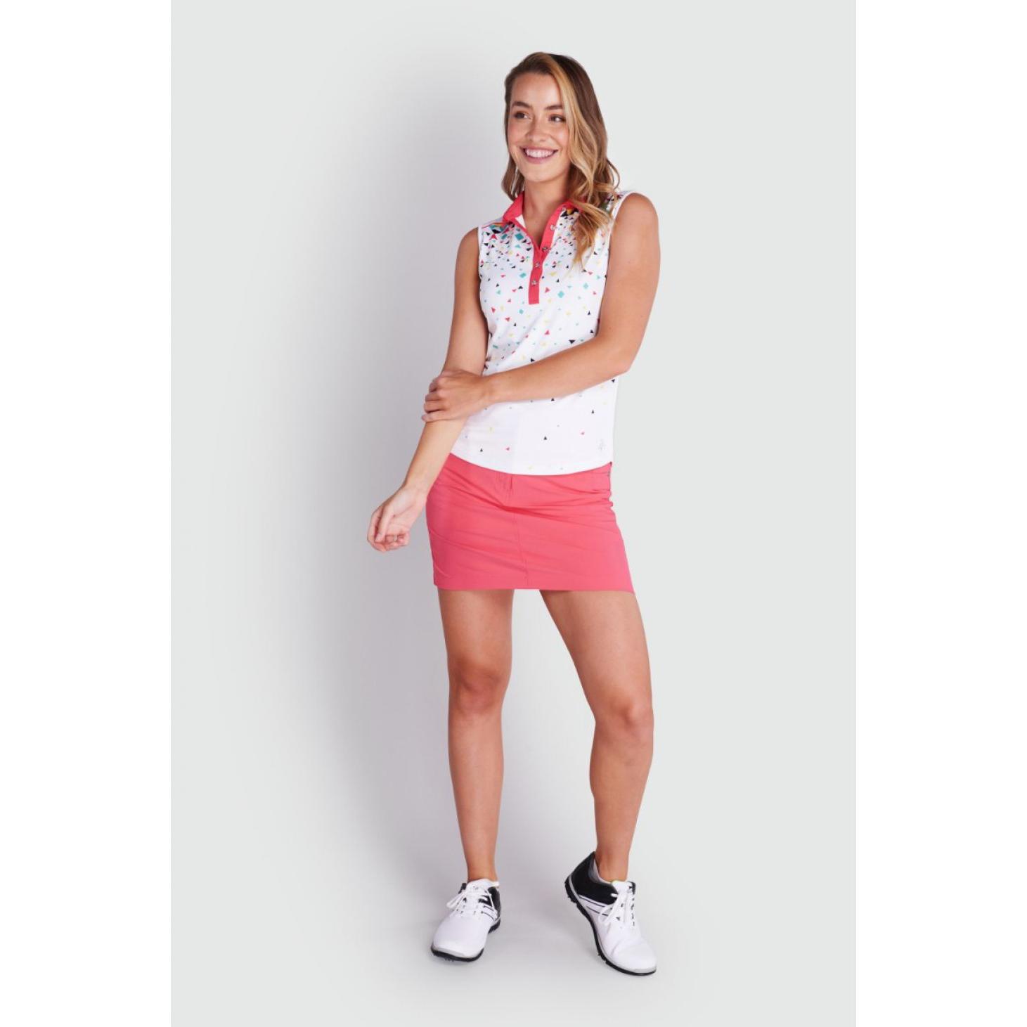 Green Lamb Ladies Enid Sleeveless Golf Polo Shirt SG21866 – Image 4