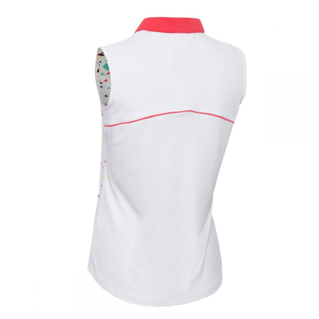 Green Lamb Ladies Enid Sleeveless Golf Polo Shirt SG21866 – Image 2