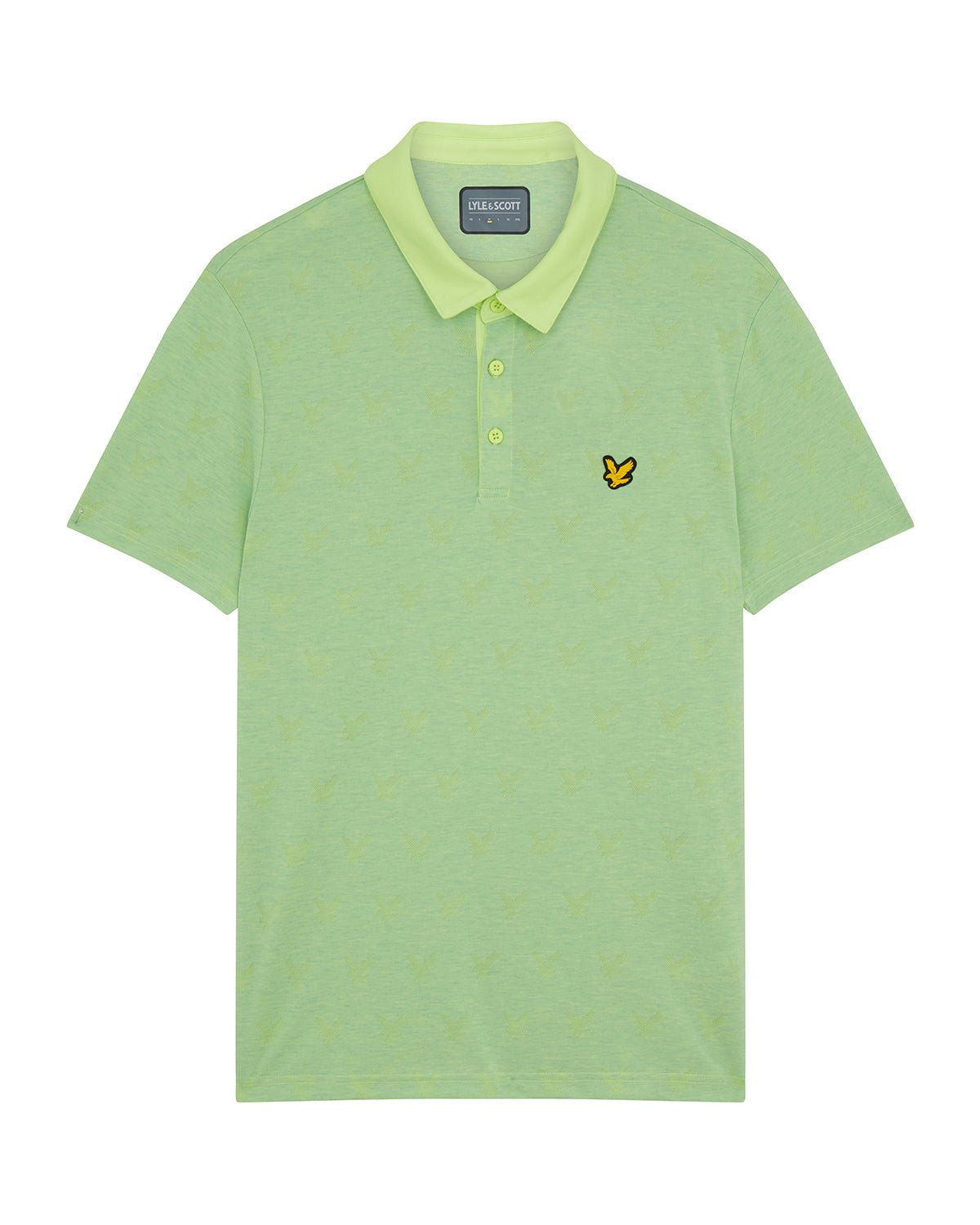 Lyle & Scott Jacquard Golf Polo Shirt SP1562G – Image 5