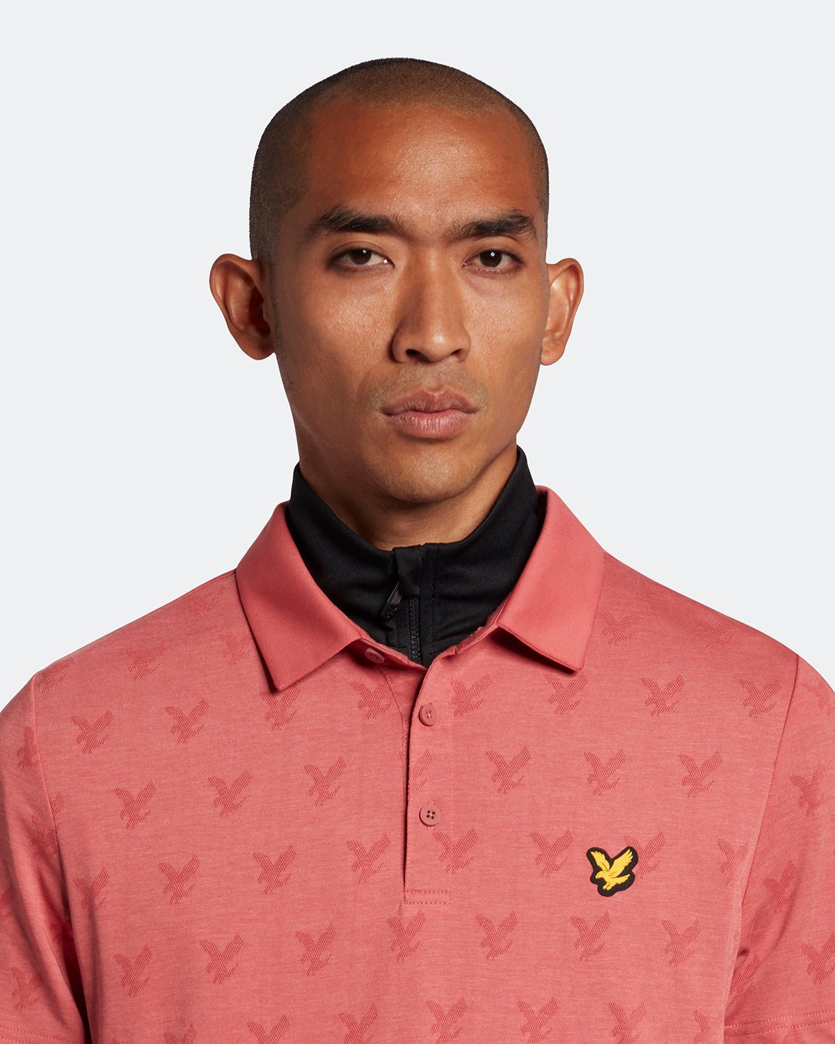 Lyle & Scott Jacquard Golf Polo Shirt SP1562G – Image 4