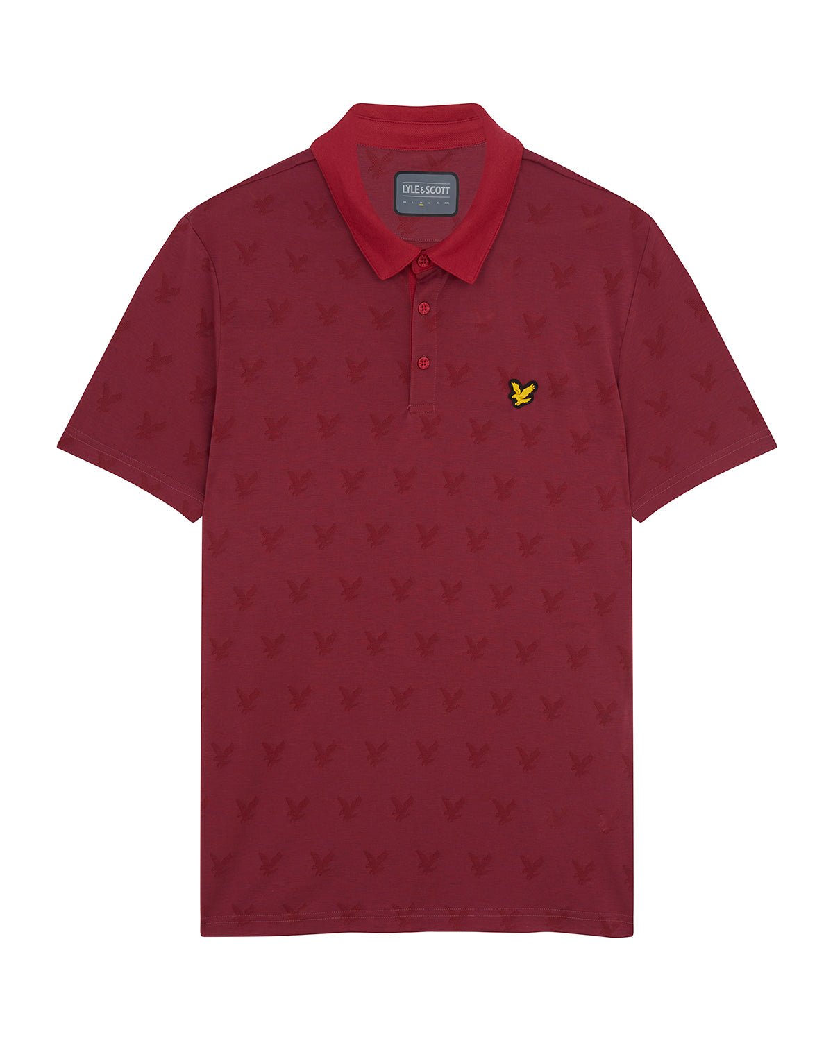 Lyle & Scott Jacquard Golf Polo Shirt SP1562G – Image 4