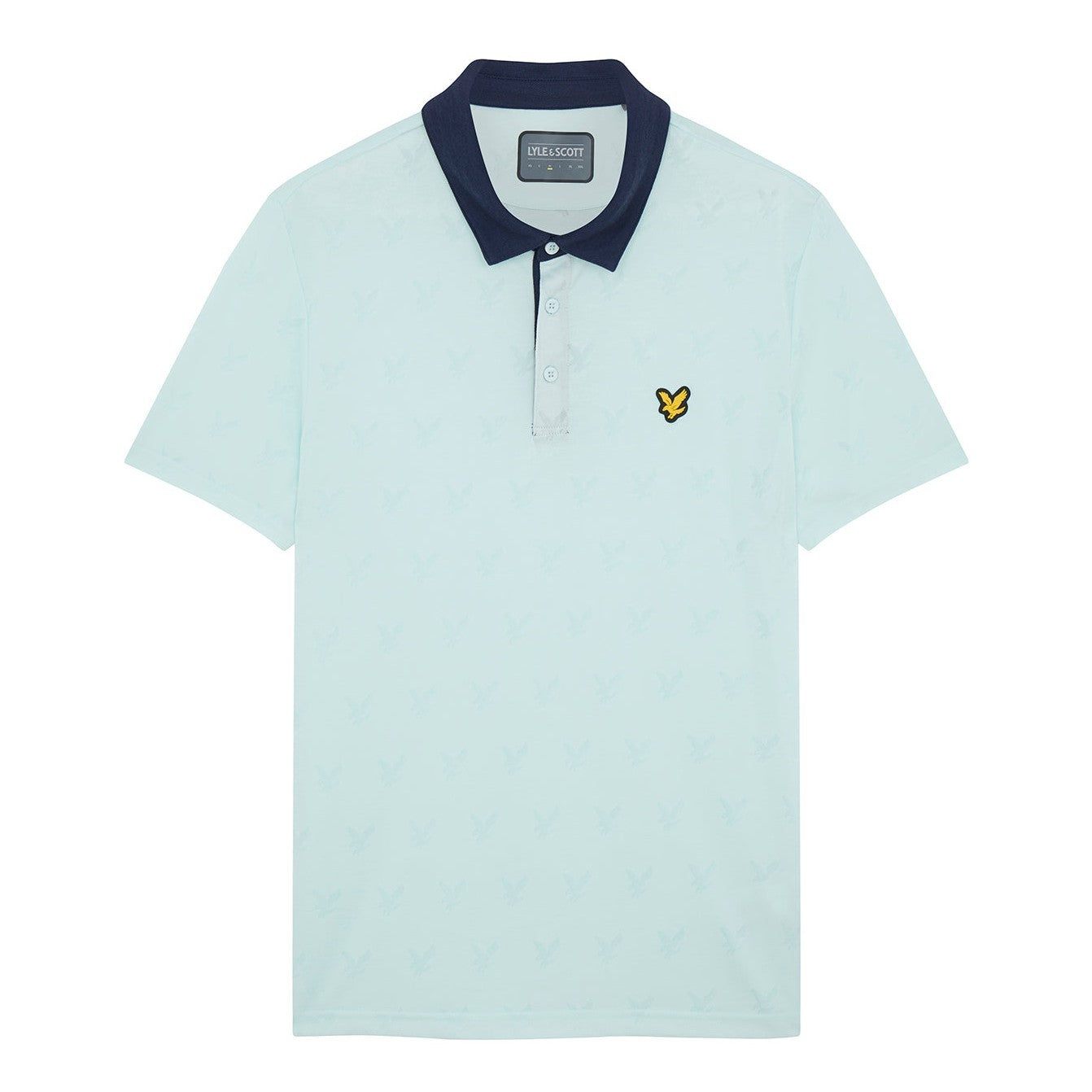 Lyle & Scott Jacquard Golf Polo Shirt SP1562G – Image 5