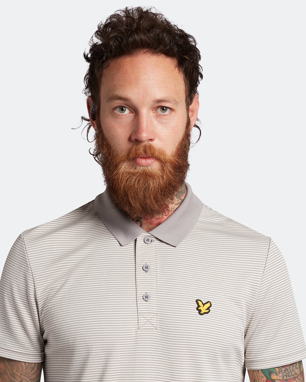 Lyle & Scott Microstripe Golf Polo Shirt SP1464GC – Image 4