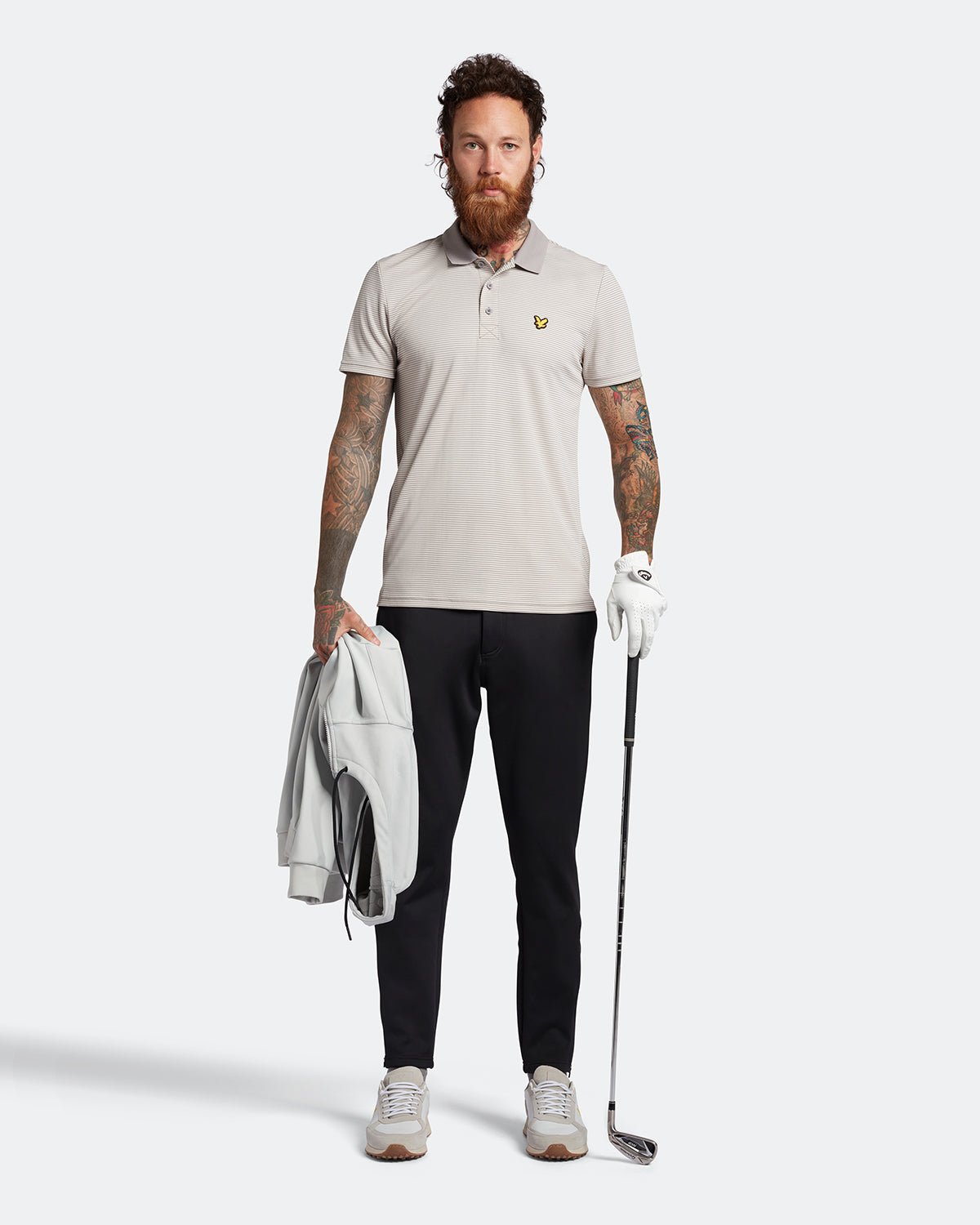 Lyle & Scott Microstripe Golf Polo Shirt SP1464GC – Image 3